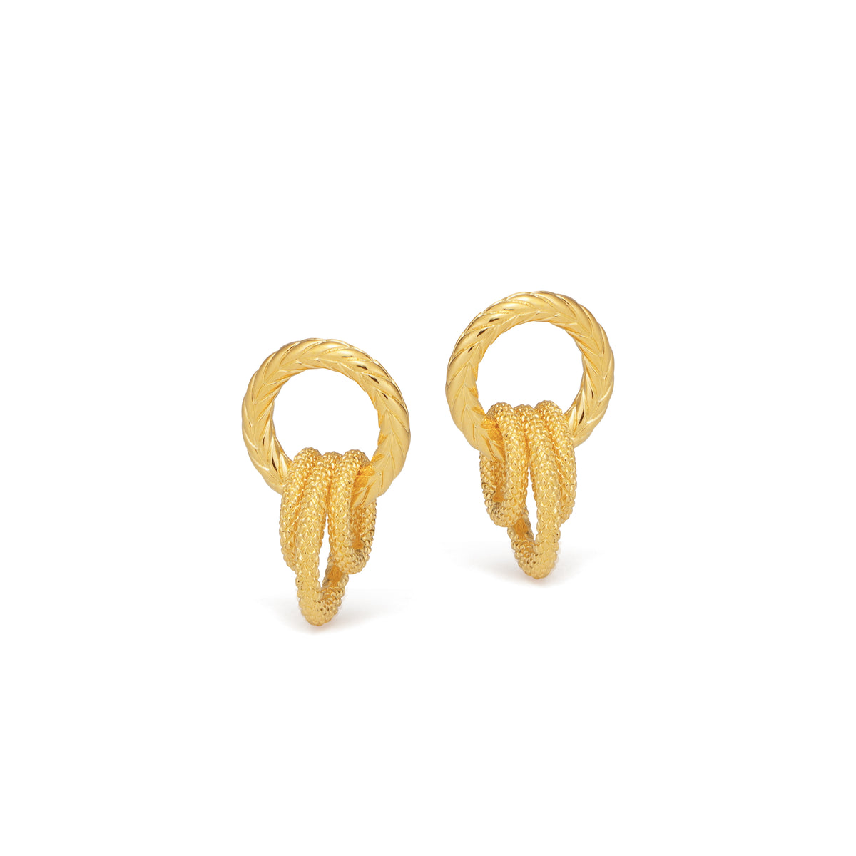 RSNY ring stud earrings