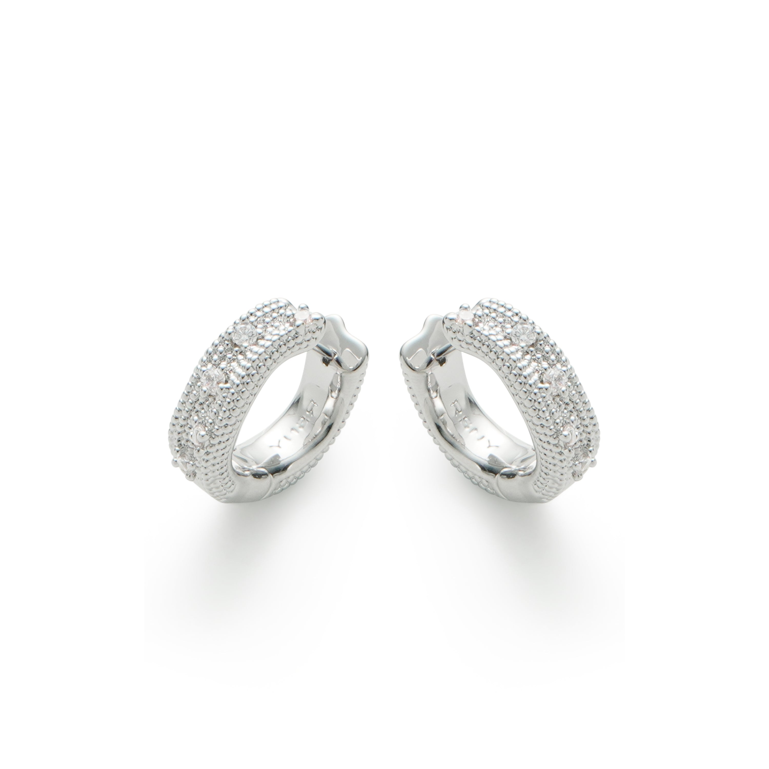 RSNY special-shaped double-ring earrings