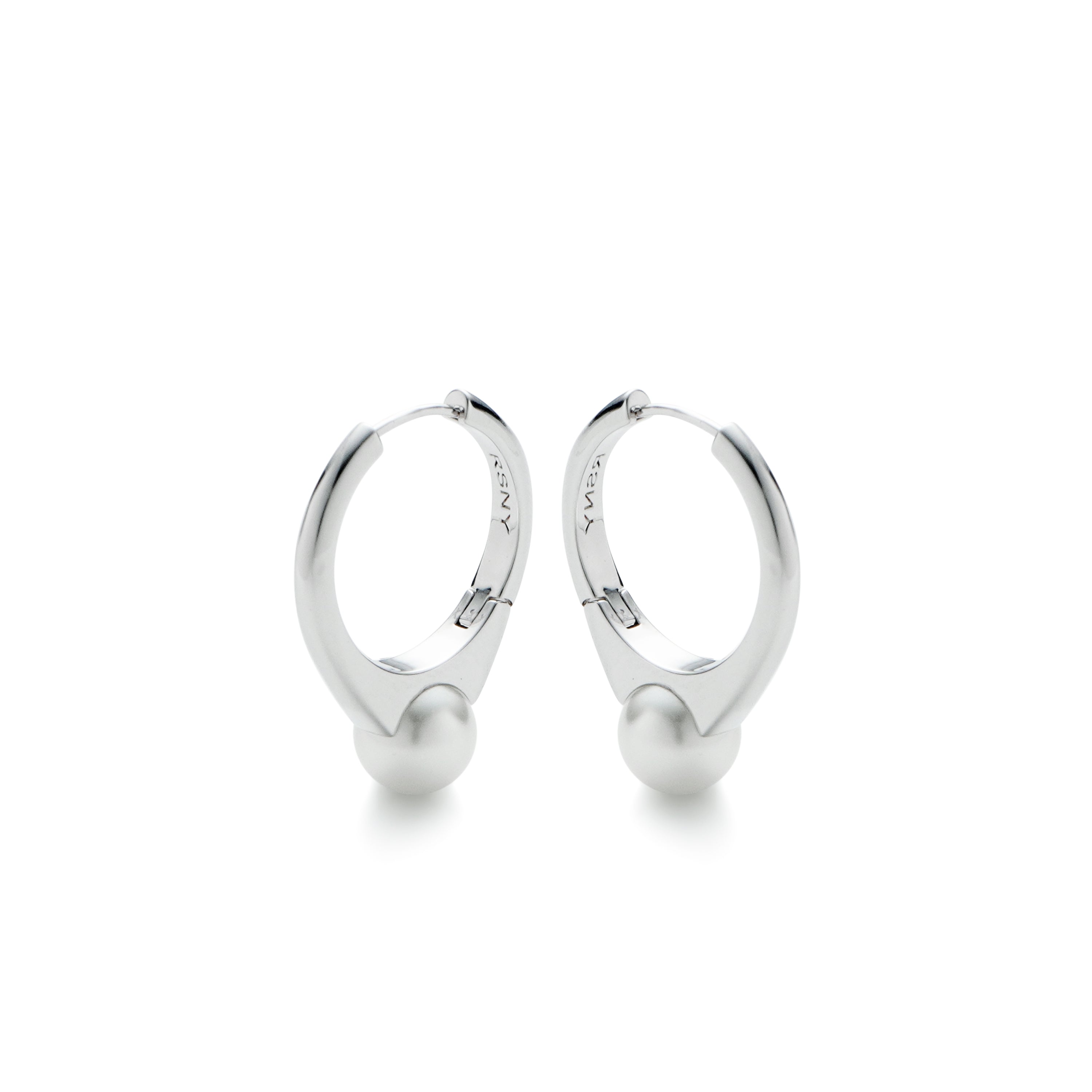 RSNY pearl ring earrings