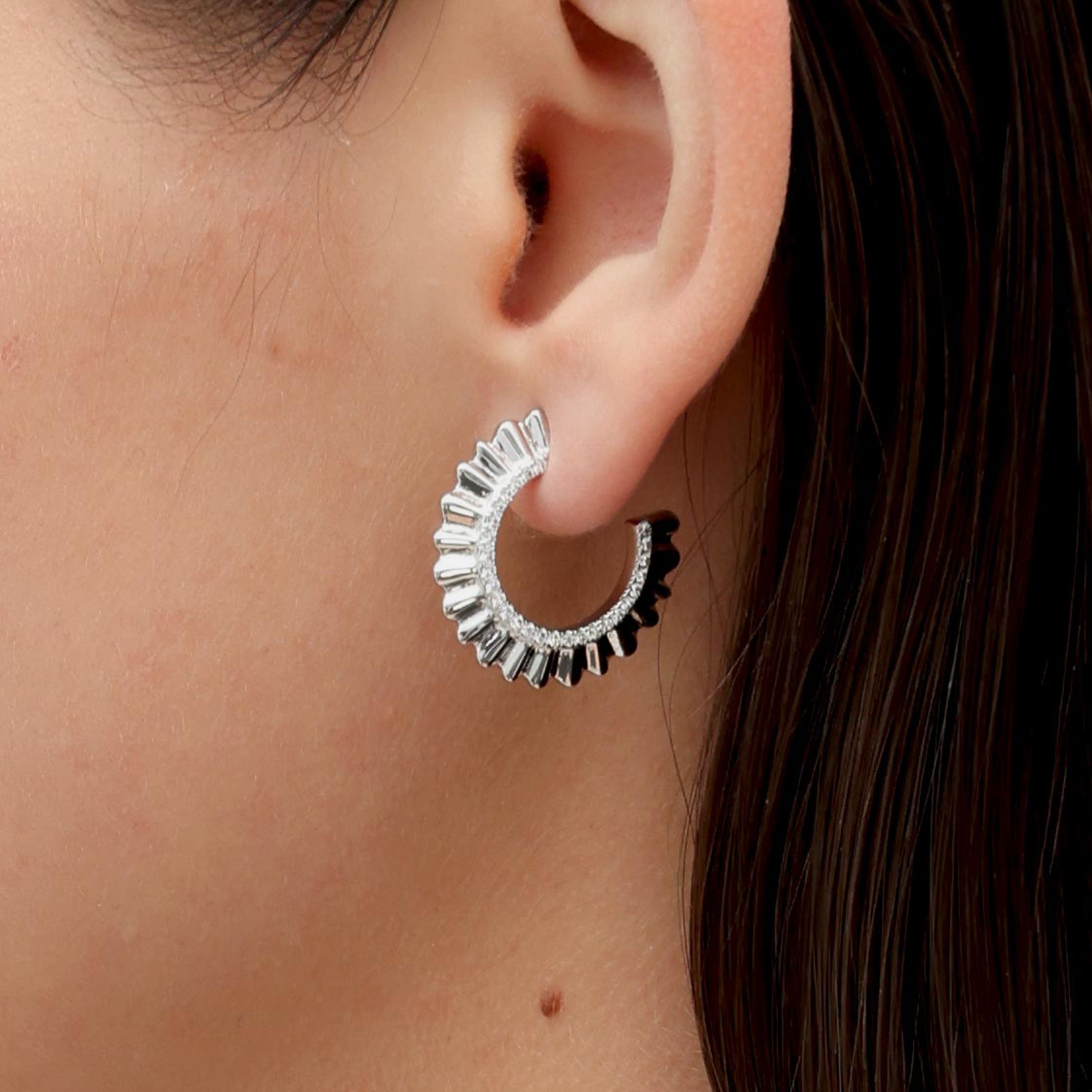 RSNY pleated earrings