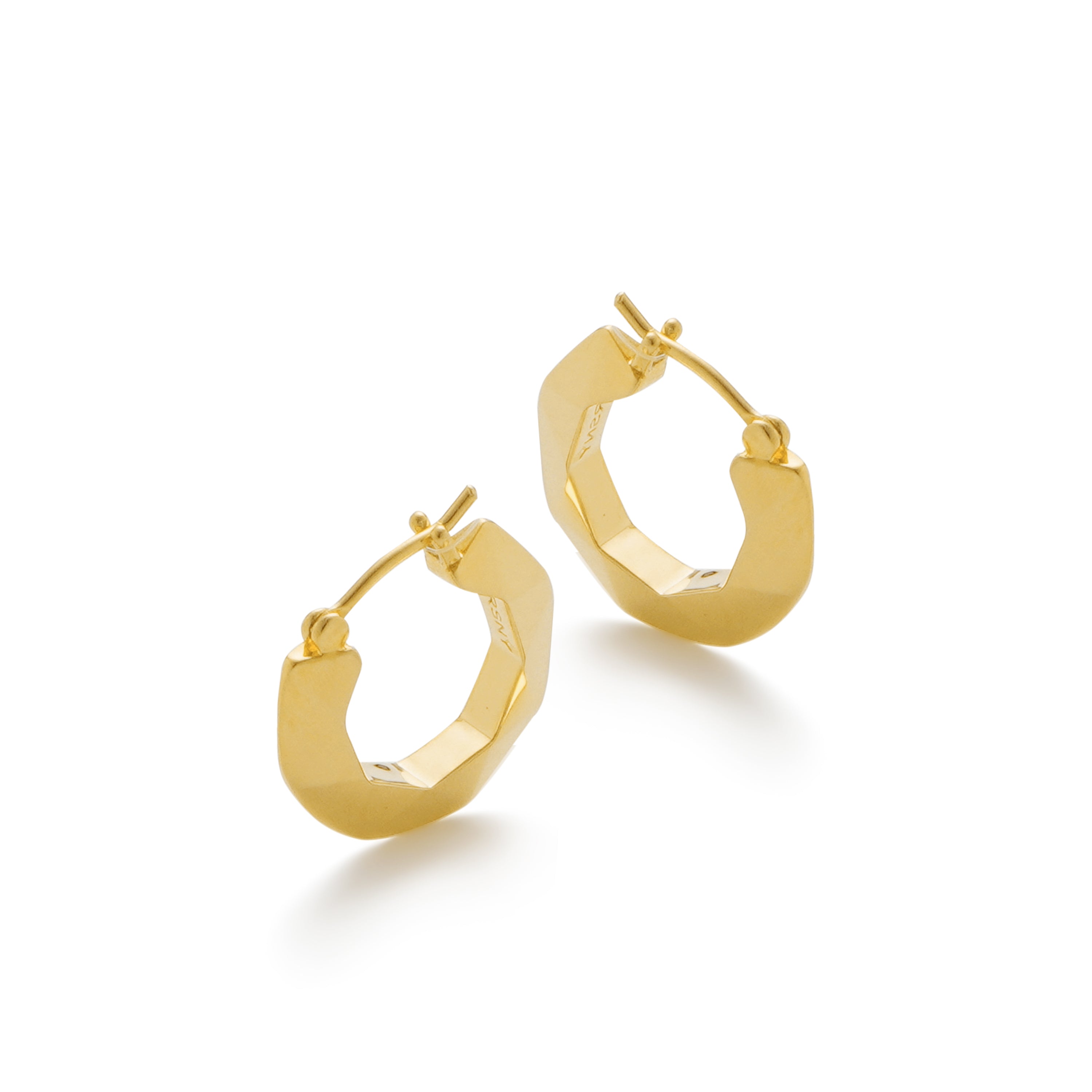 RSNY diamond pattern earrings