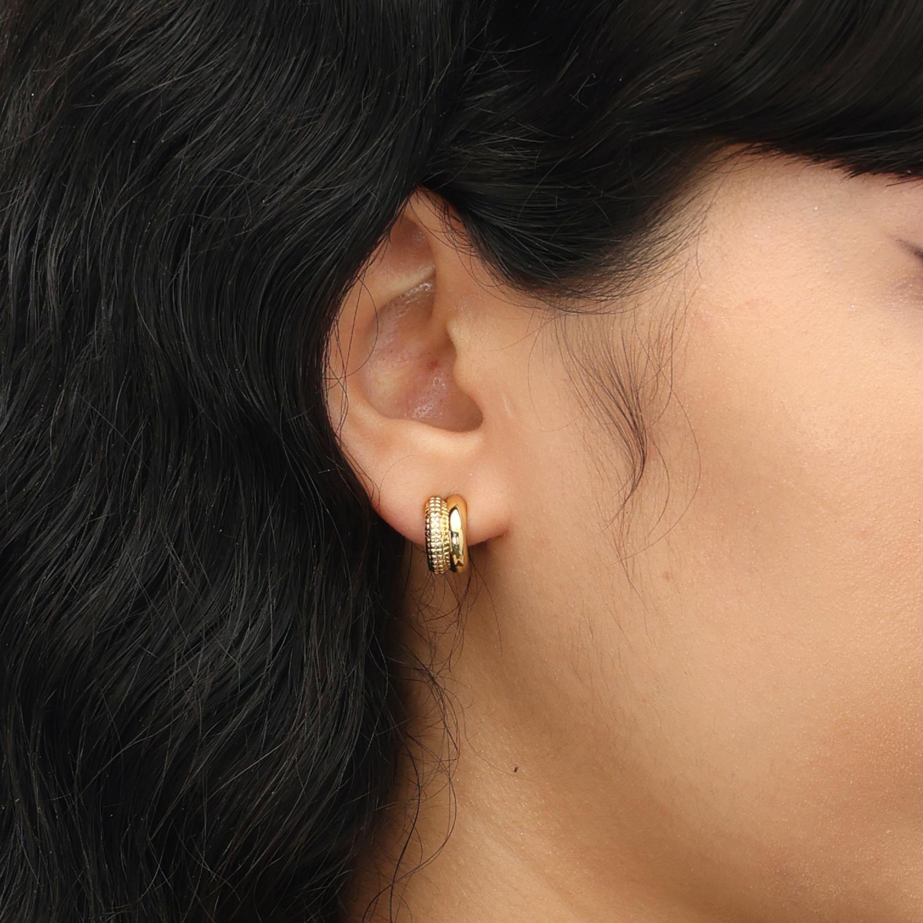 RSNY simple line earrings