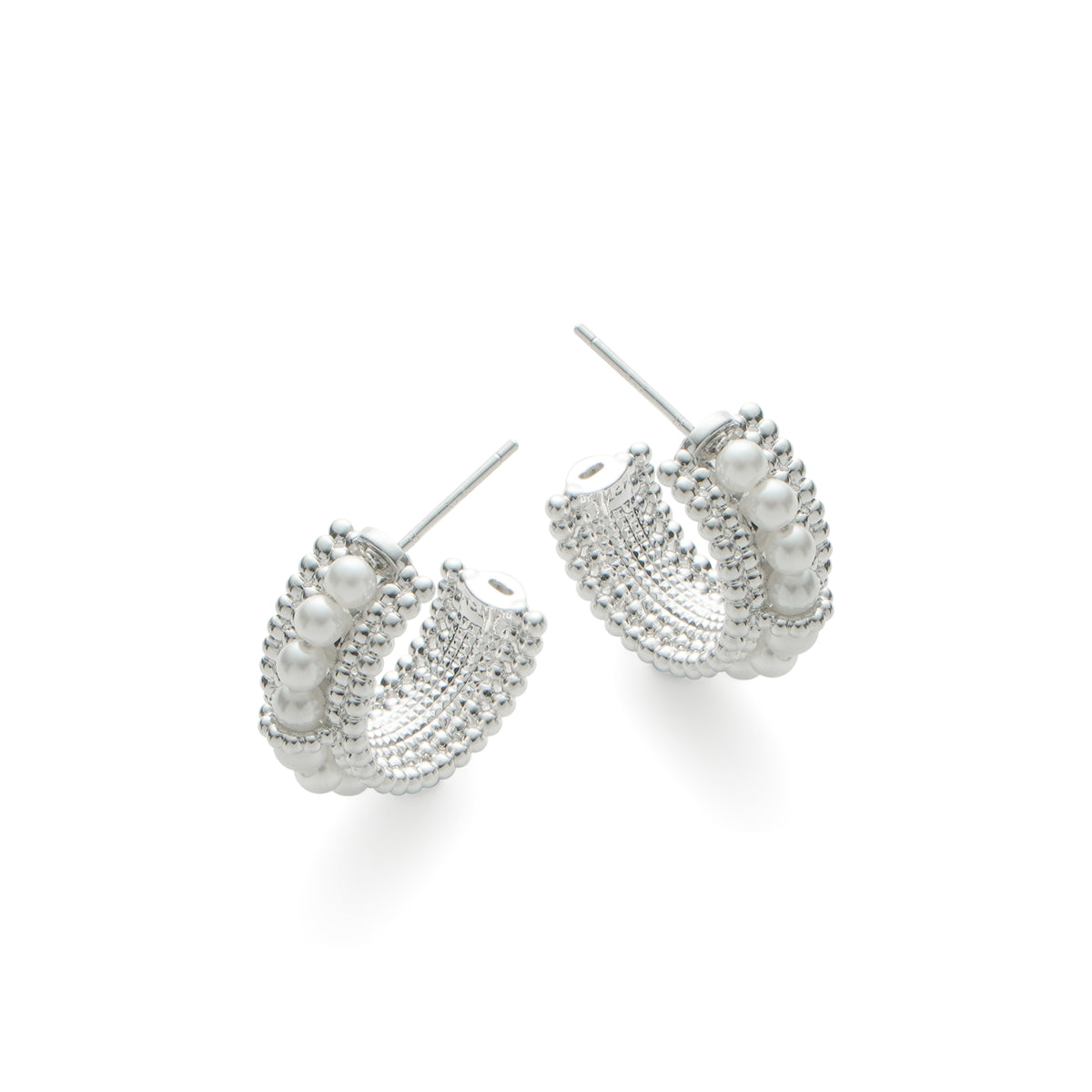 RSNY pearl earrings