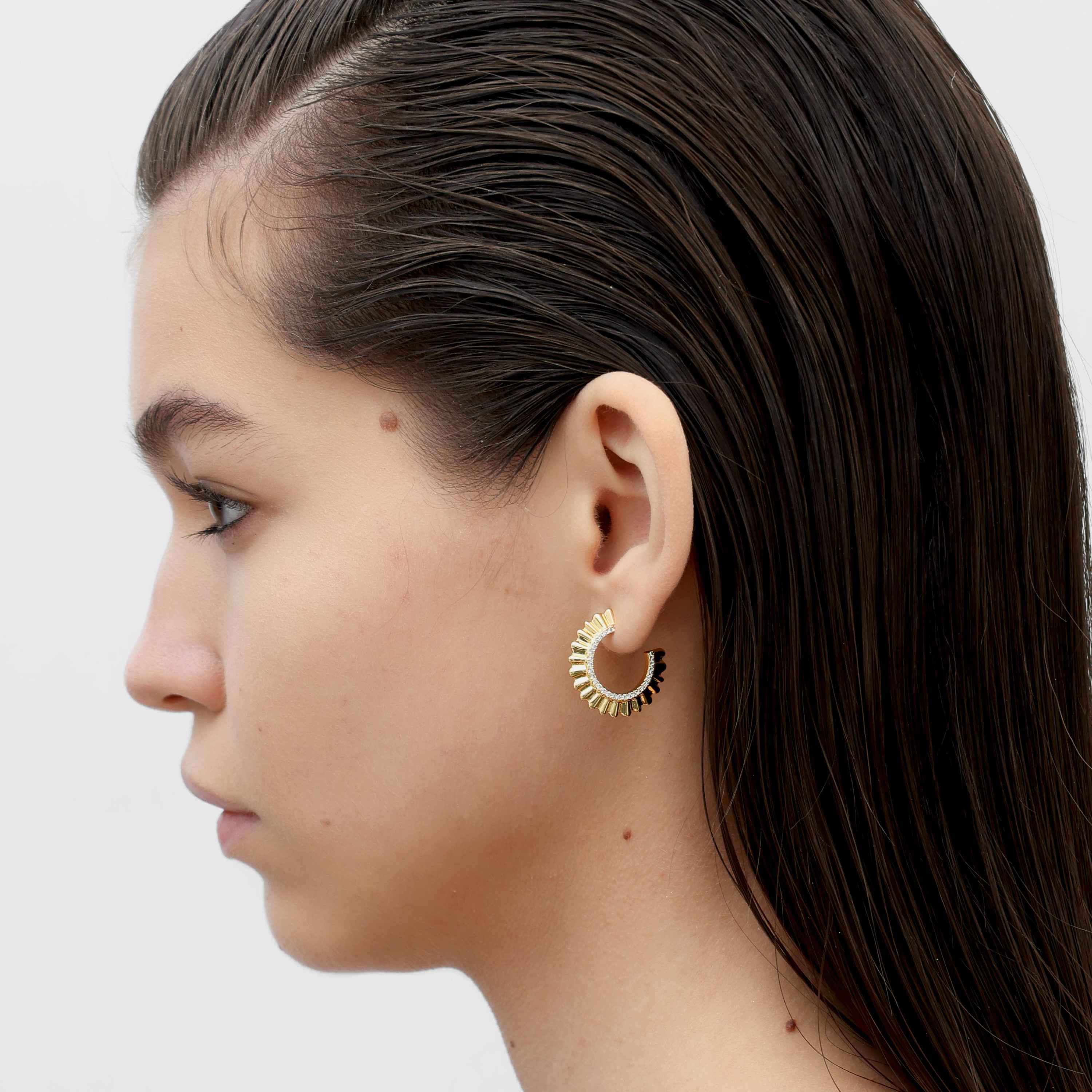 RSNY pleated earrings