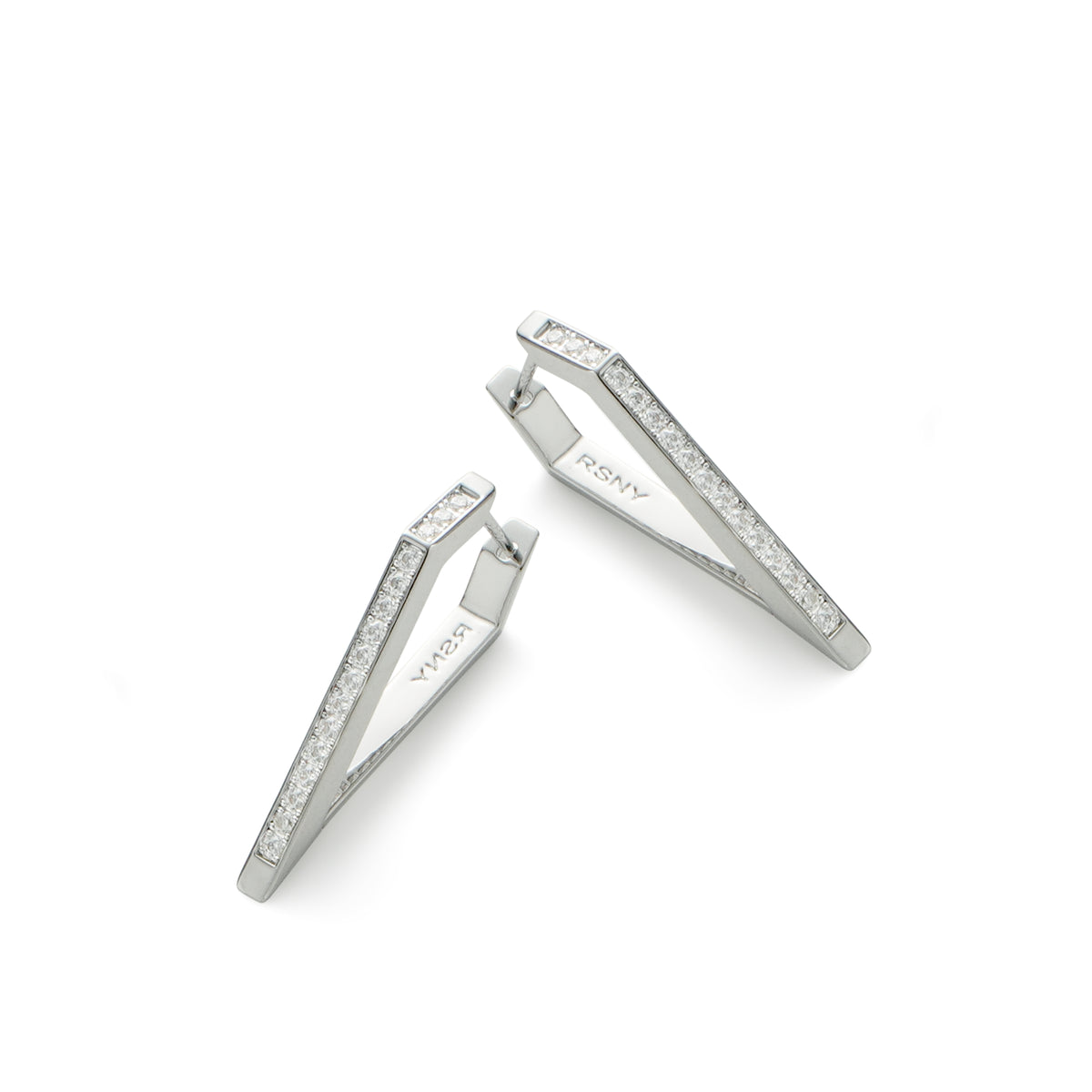 RSNY Diamond Line Earrings