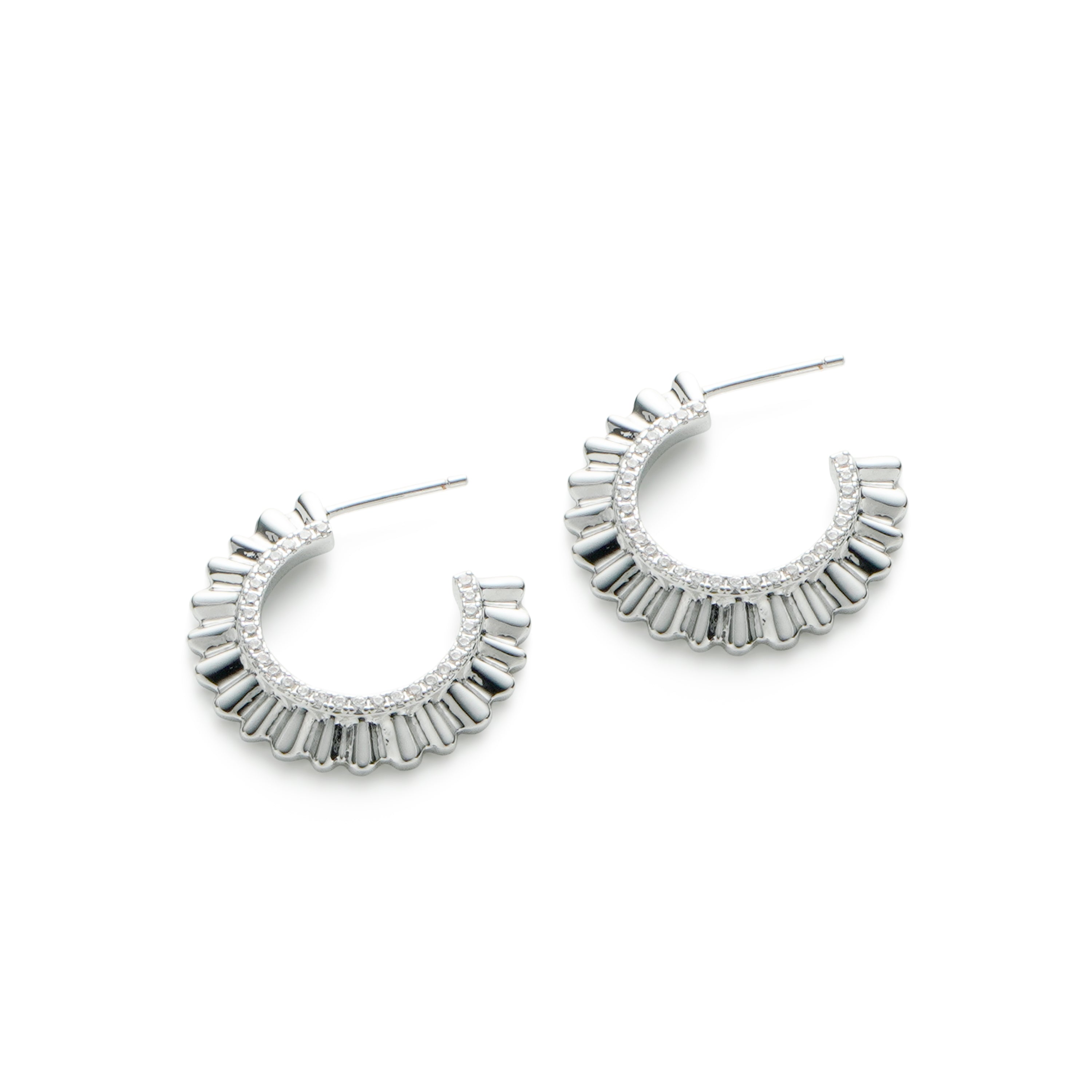 RSNY pleated earrings