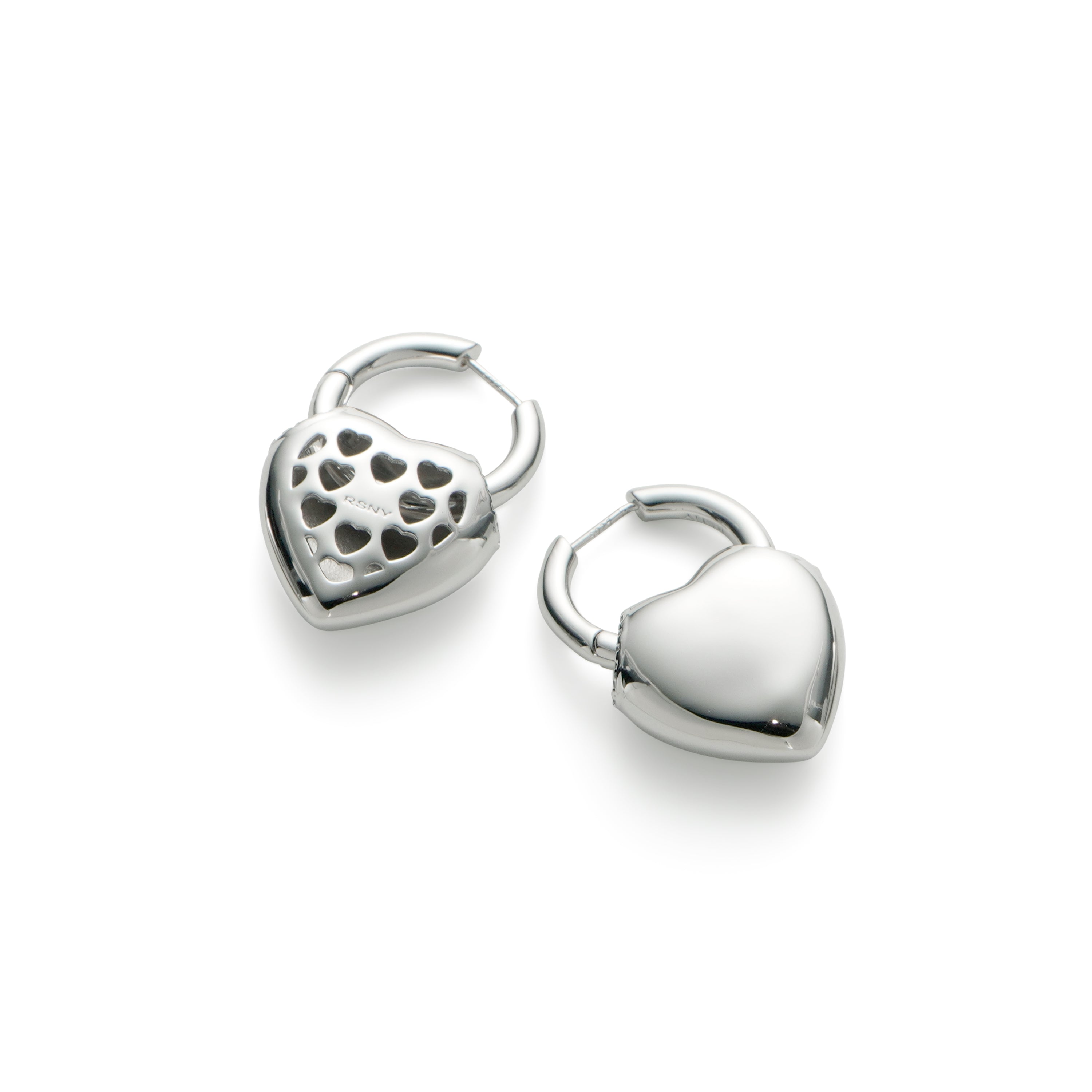 RSNY love shape earrings