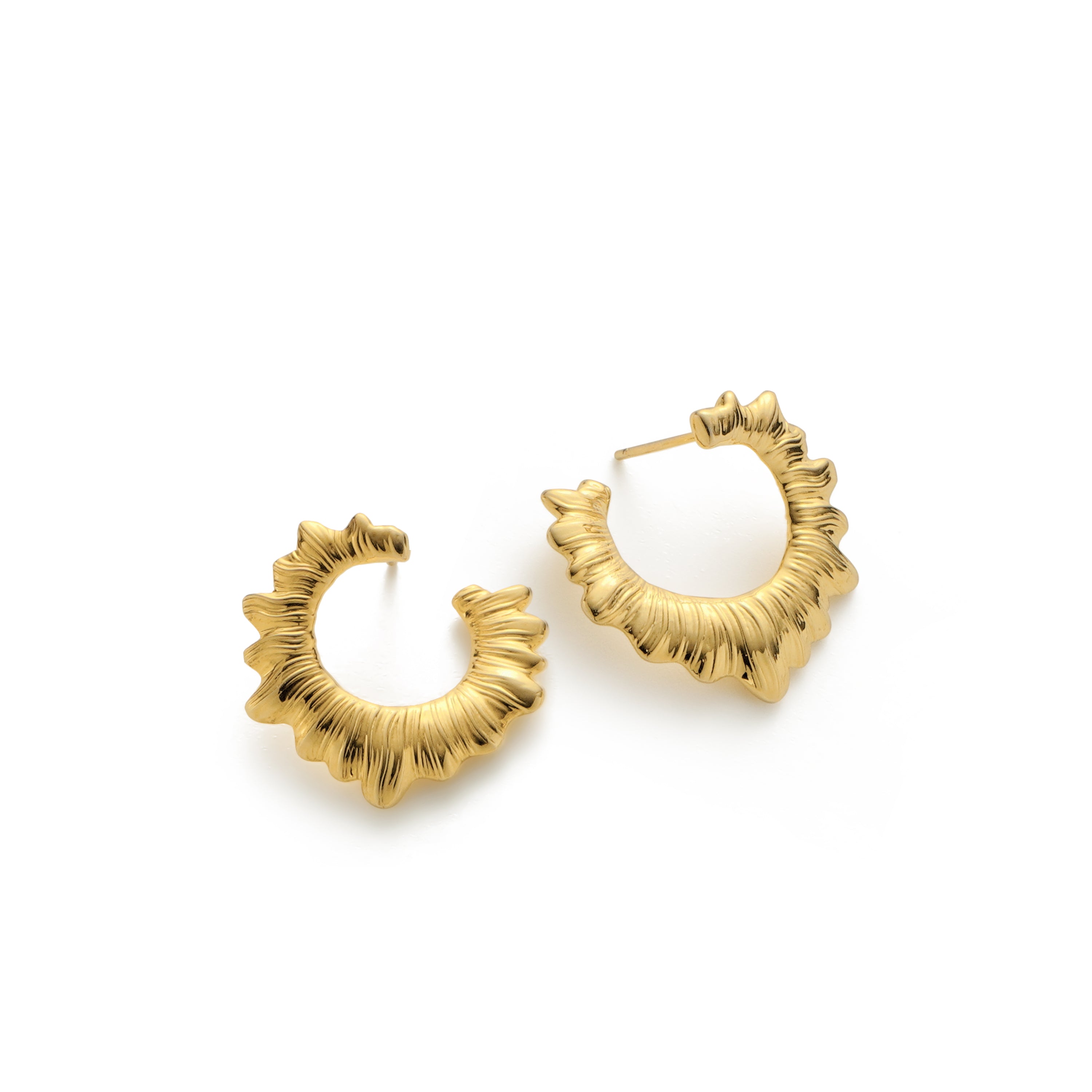 RSNY pleated earrings