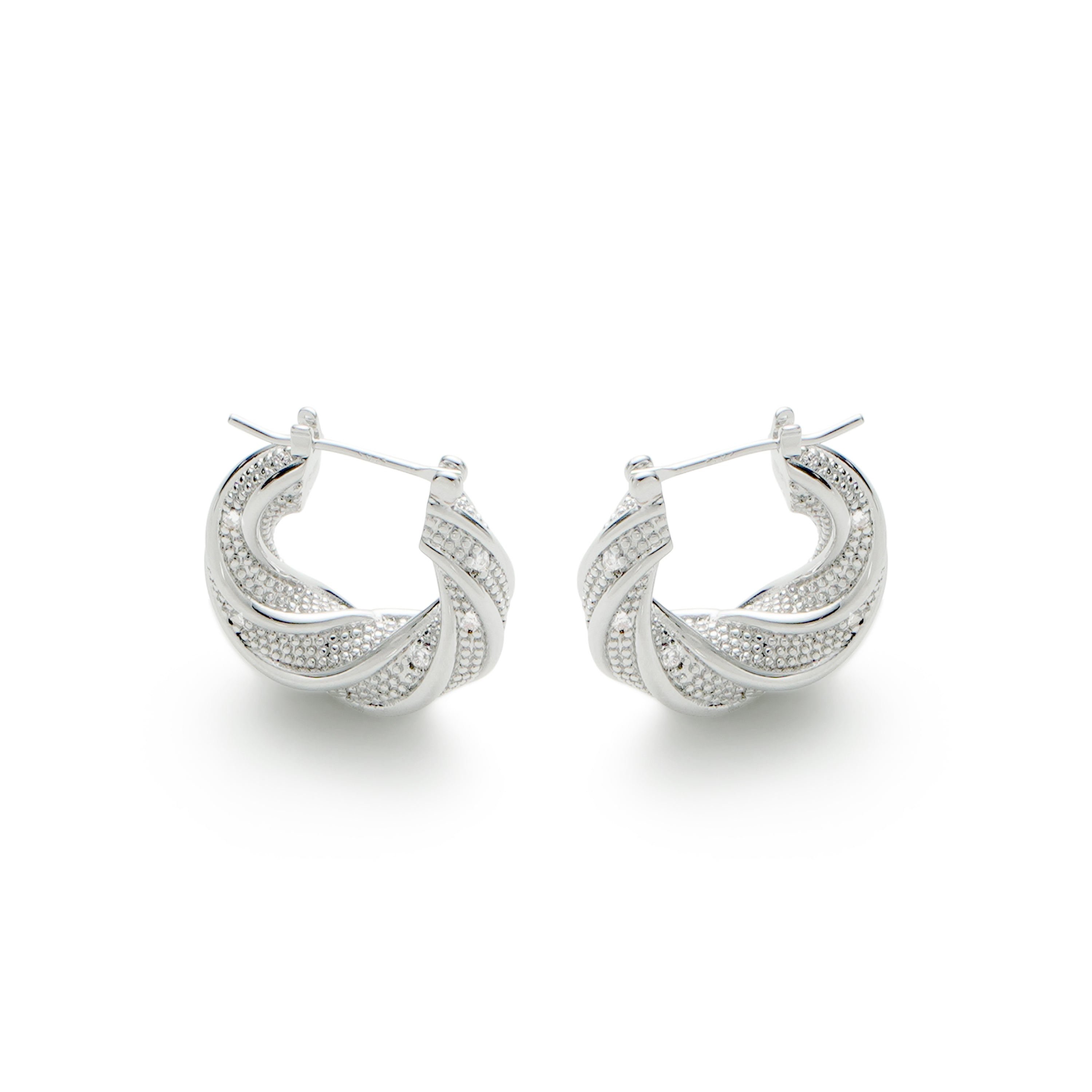 RSNY geometric abstract earrings