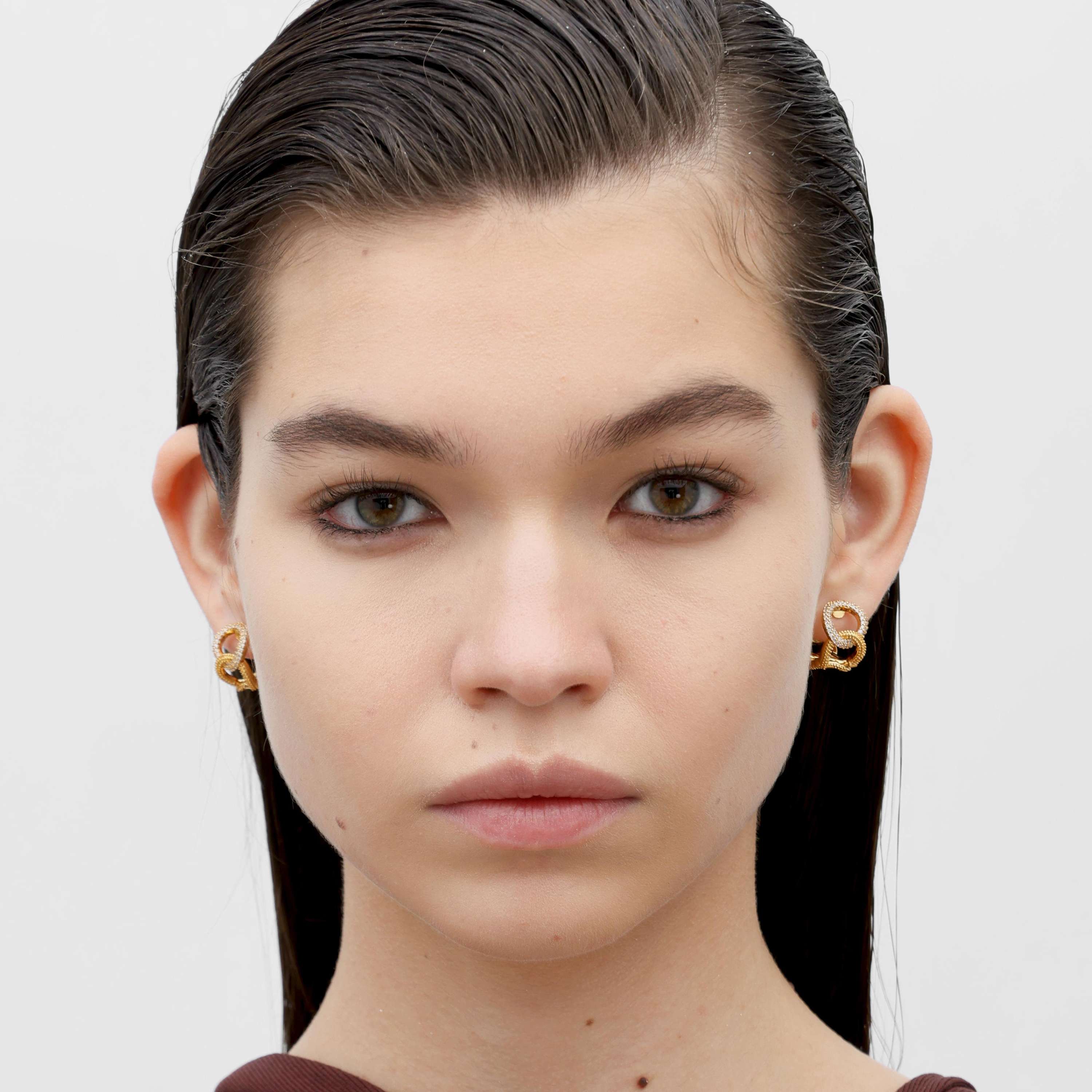 RSNY simple chain earrings