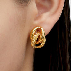 RSNY chain shaped earrings