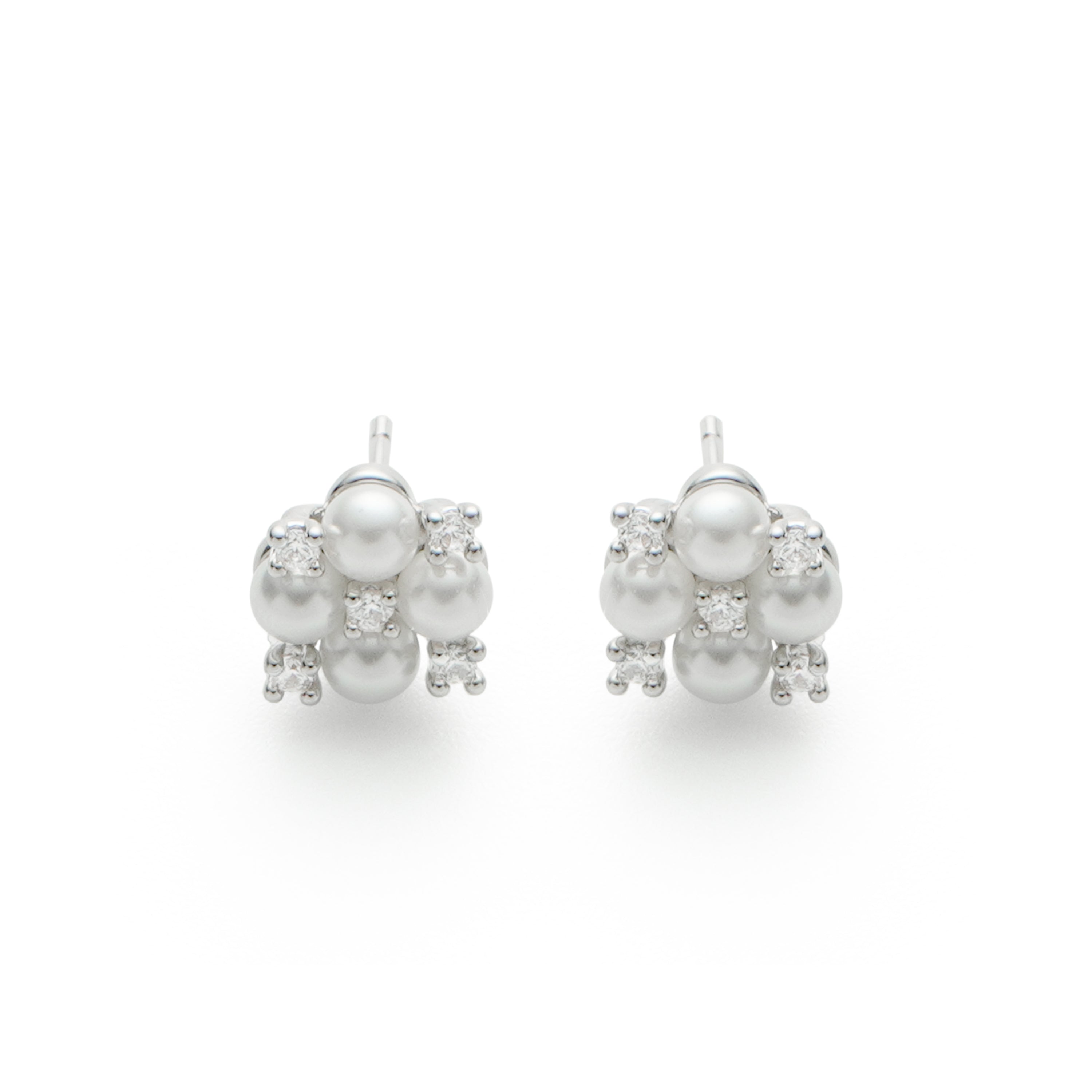 RSNY simple pearl stud earrings