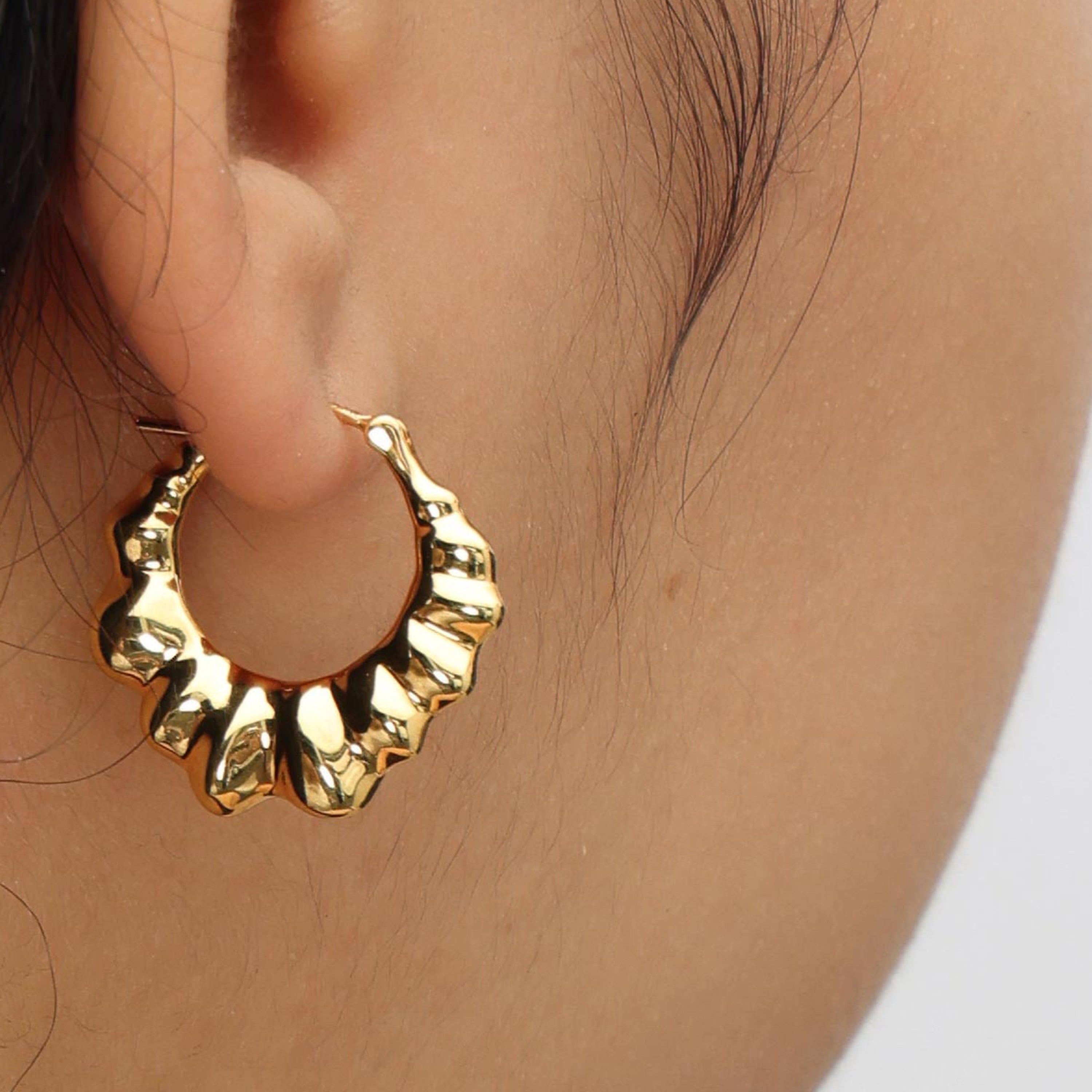 RSNY pleated earrings