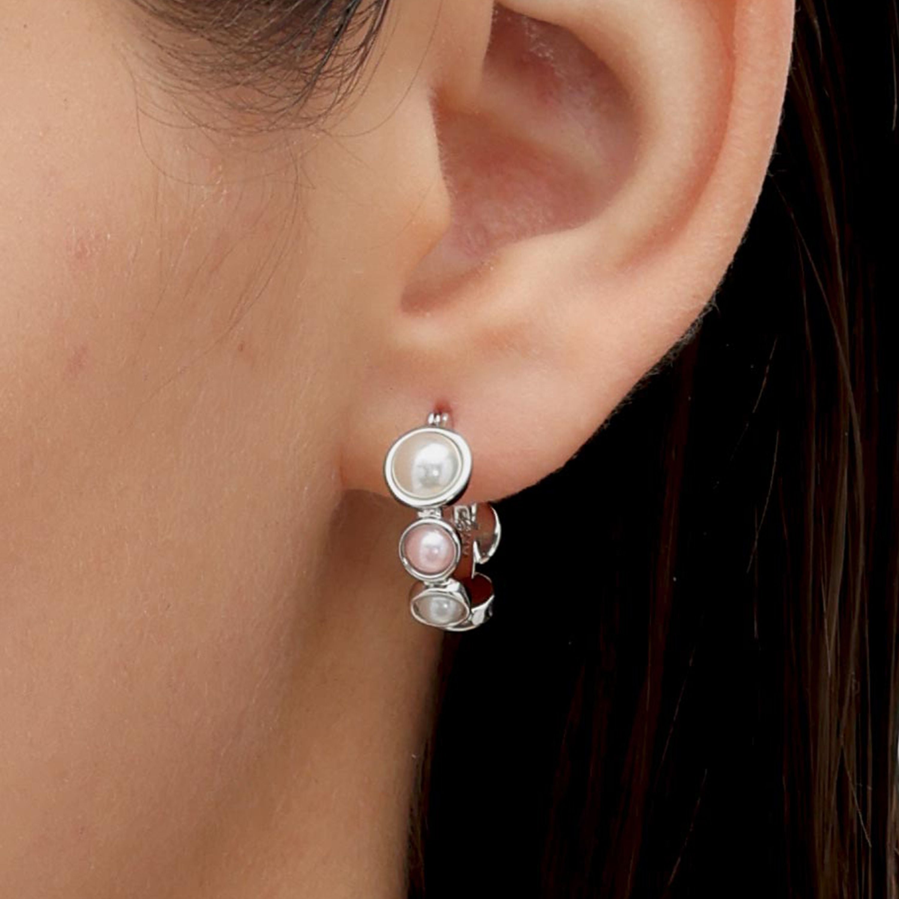 RSNY irregular pearl earrings