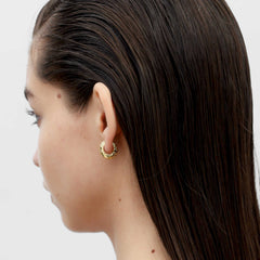 RSNY Diamond Textured Earrings