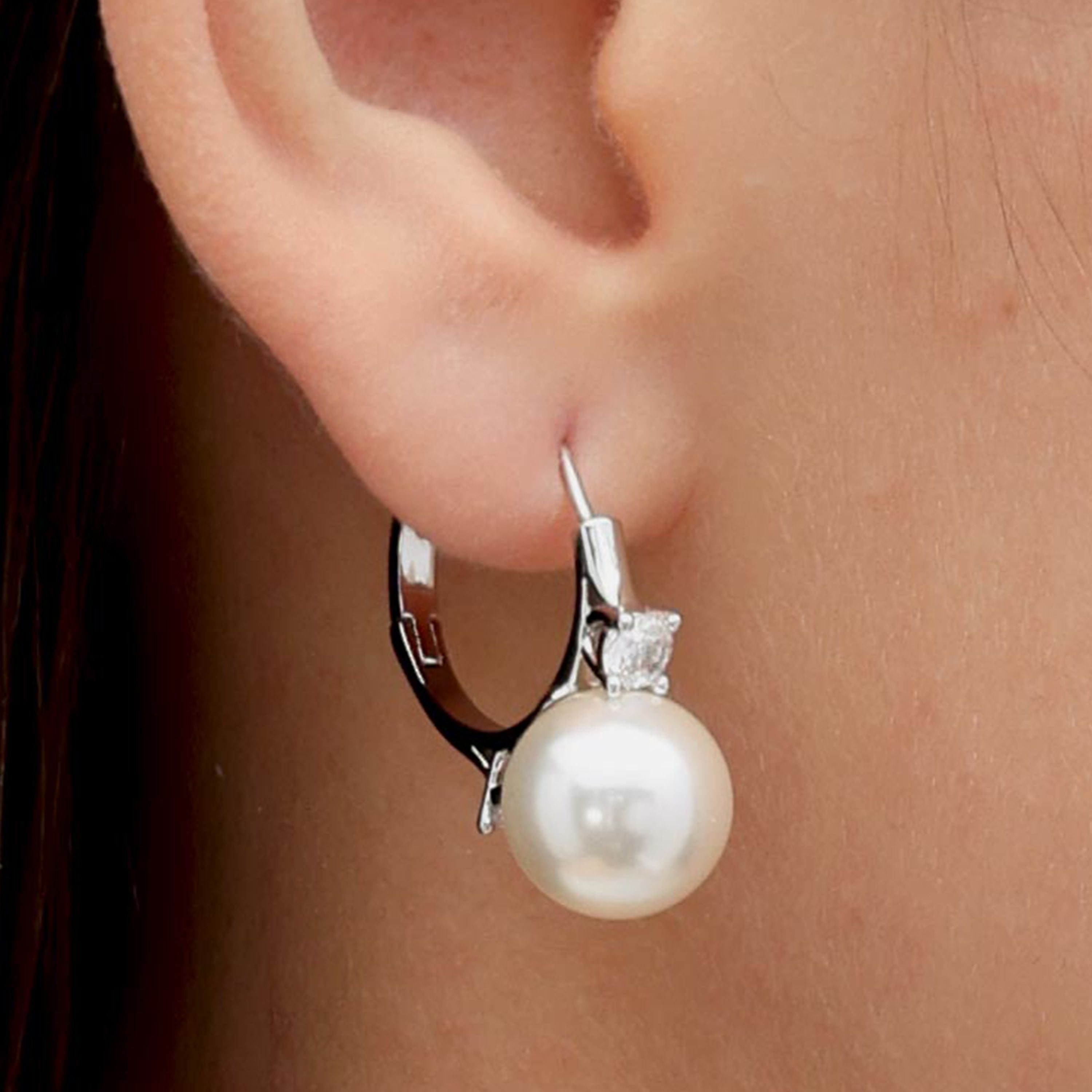 RSNY pearl ring earrings