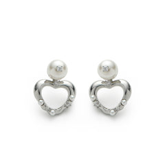 RSNY heart stud earrings