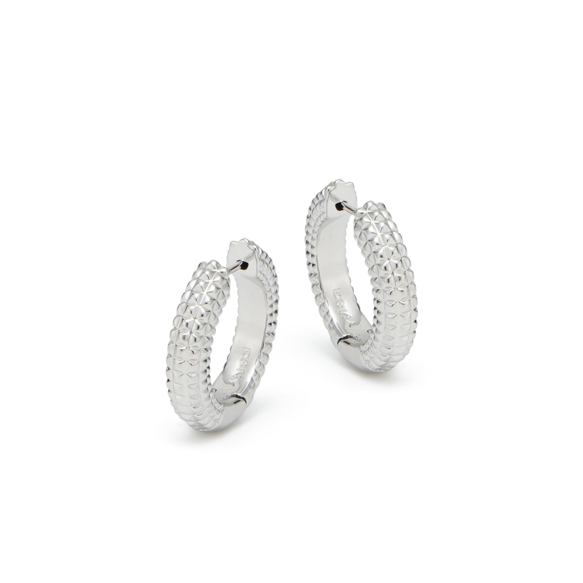 RSNY Diamond Textured Earrings