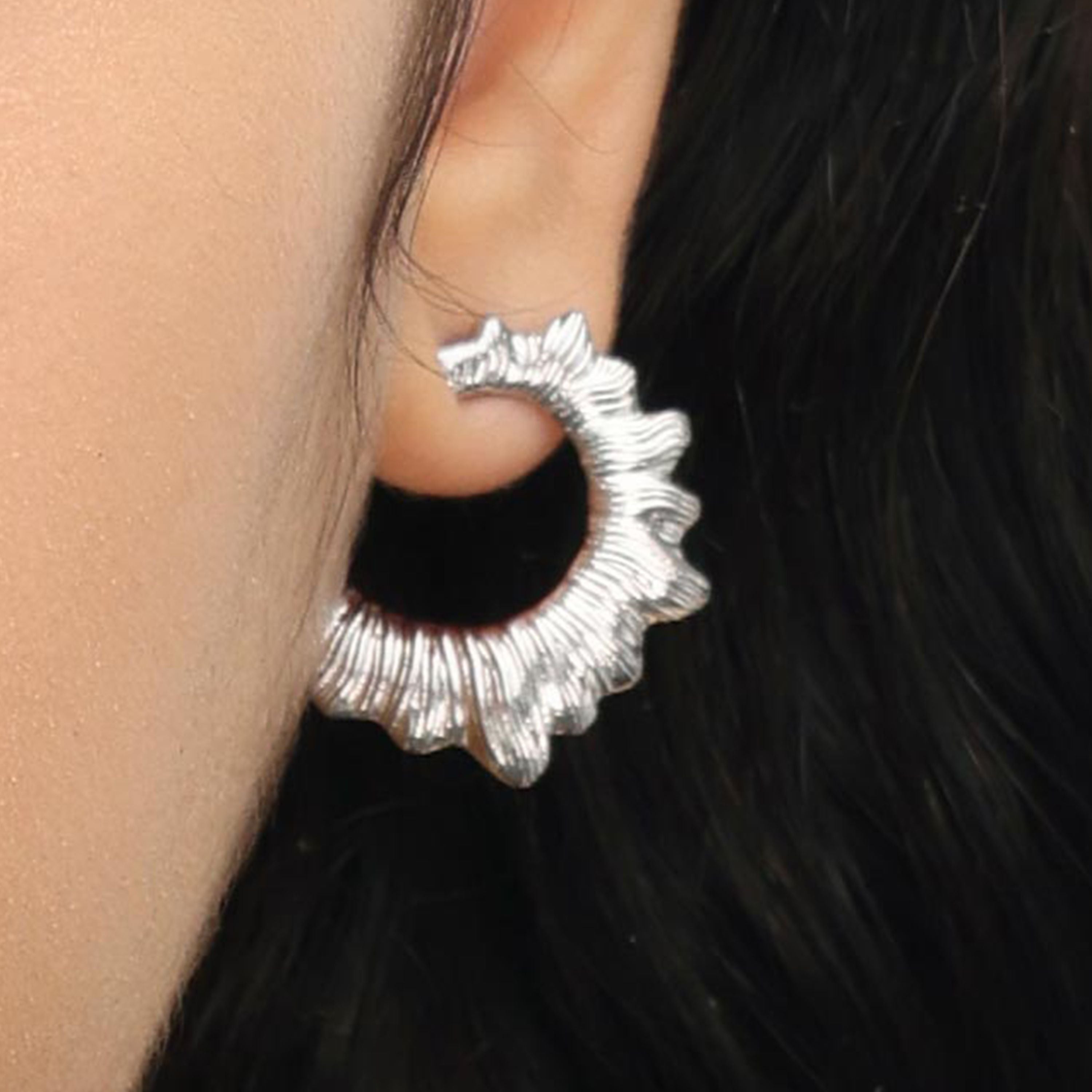 RSNY pleated earrings