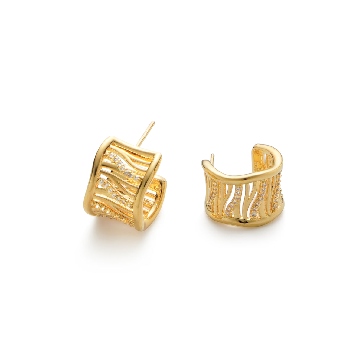 RSNY simple line earrings