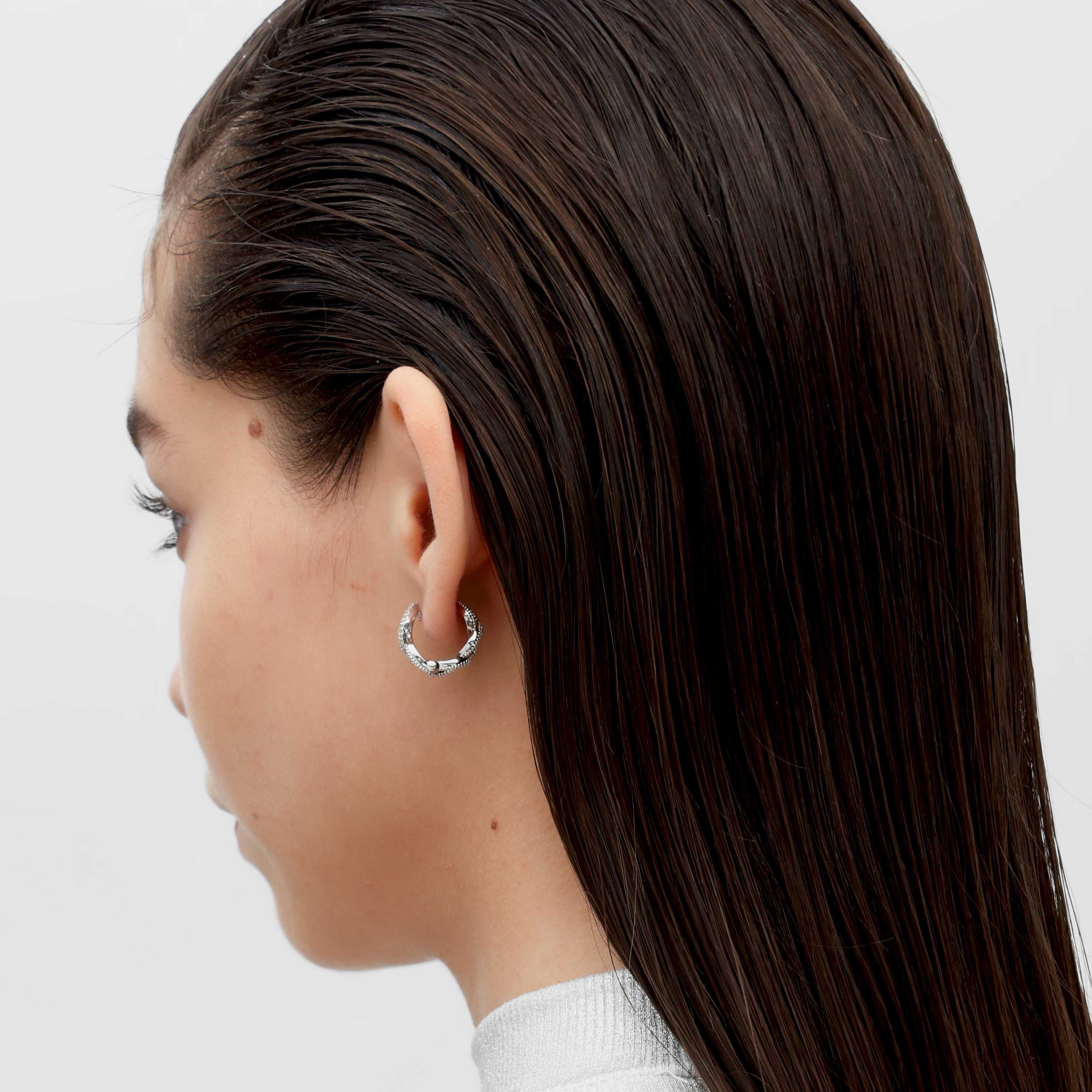 RSNY simple chain earrings