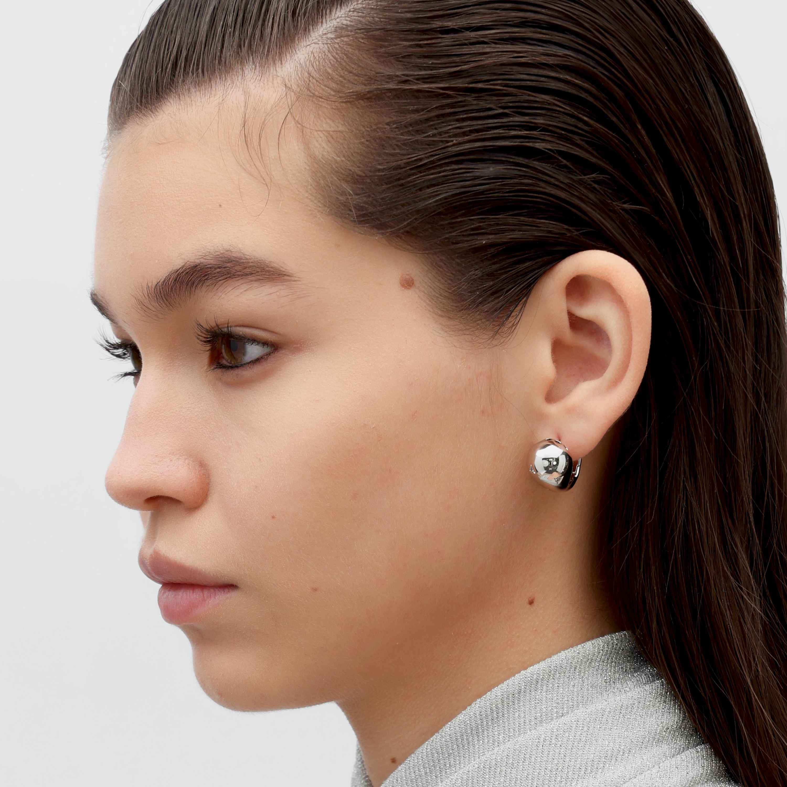 RSNY geometric streamlined earrings