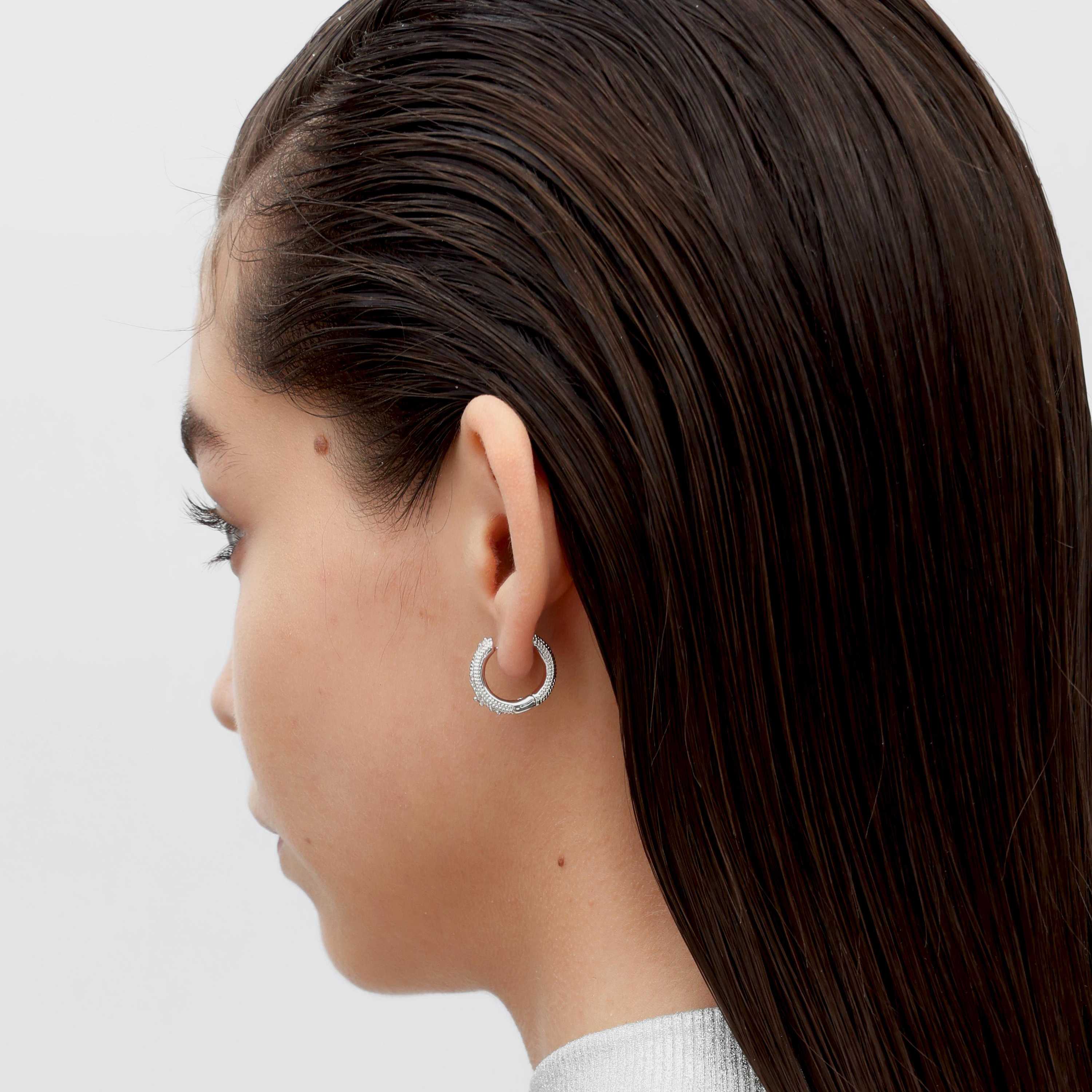 RSNY special-shaped double-ring earrings