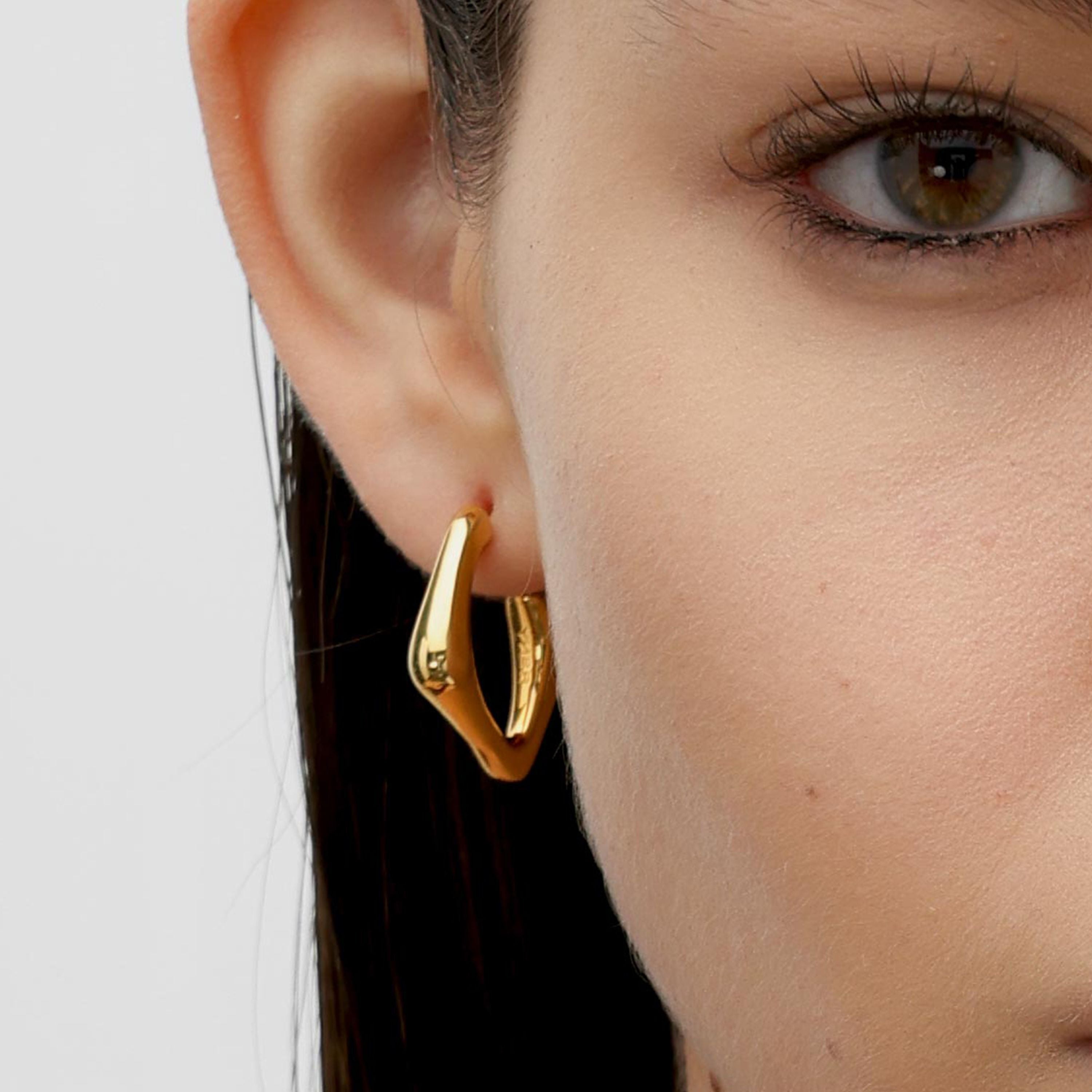 RSNY Square Geometric Earrings