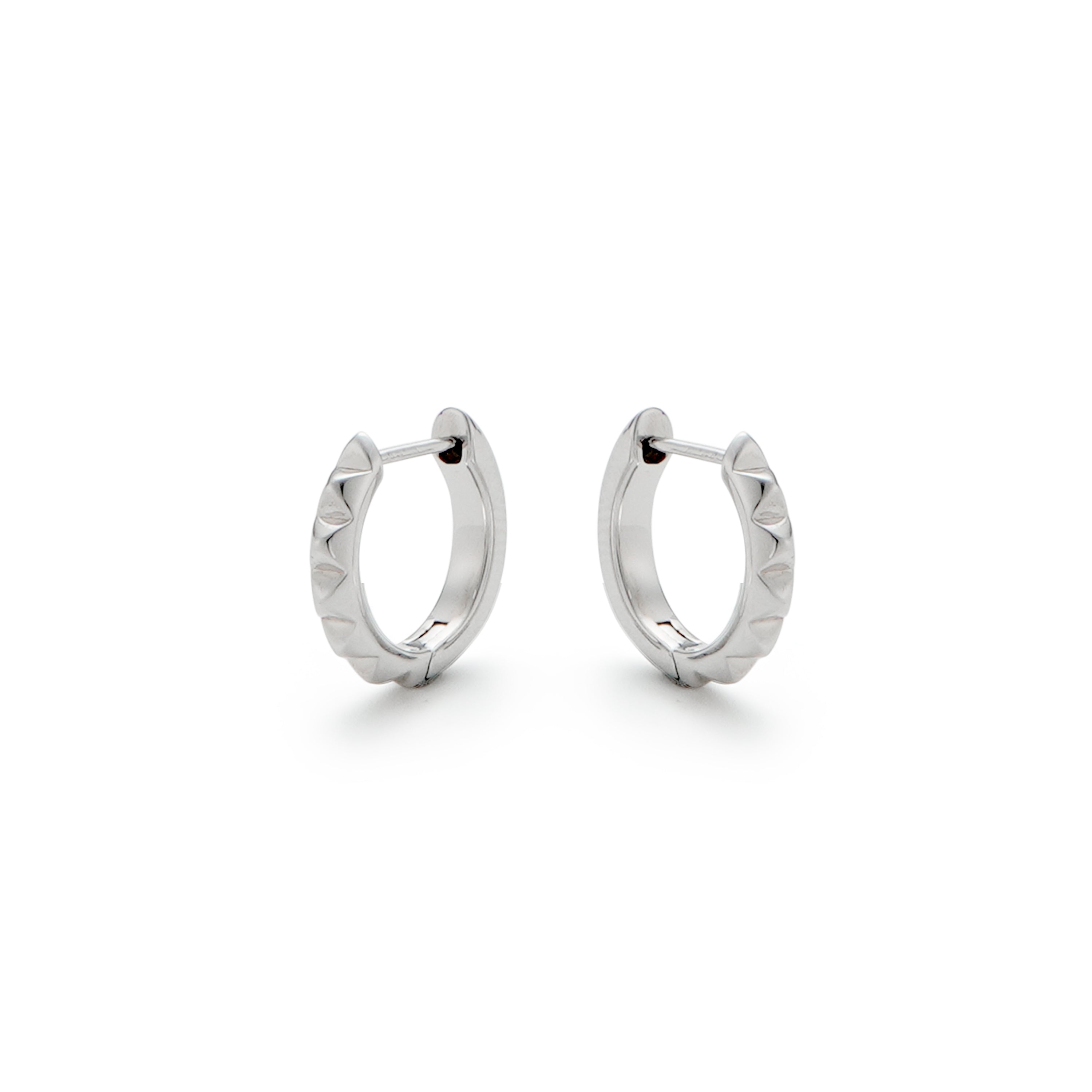 RSNY diamond pattern earrings