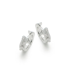 RSNY special-shaped double-ring earrings