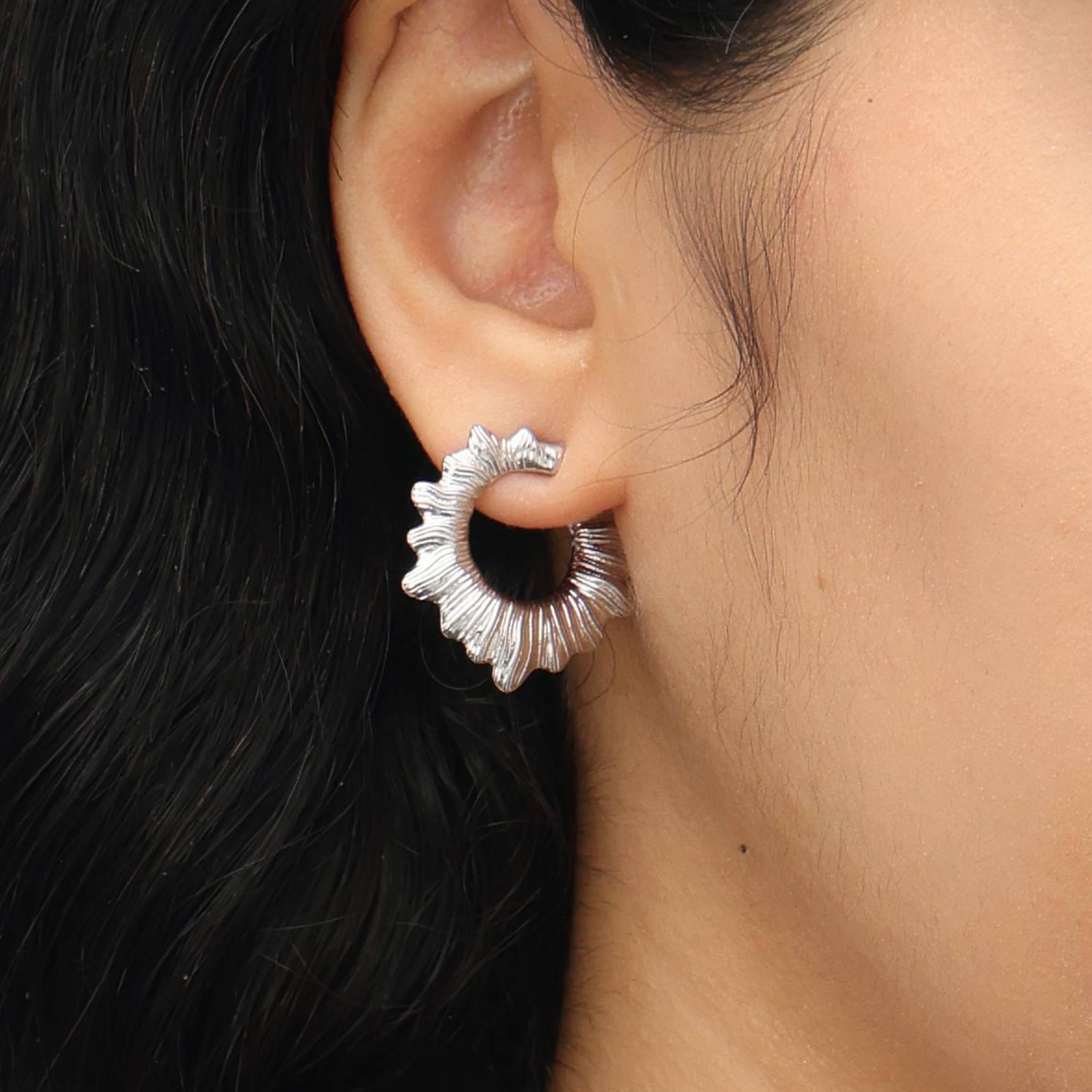 RSNY pleated earrings