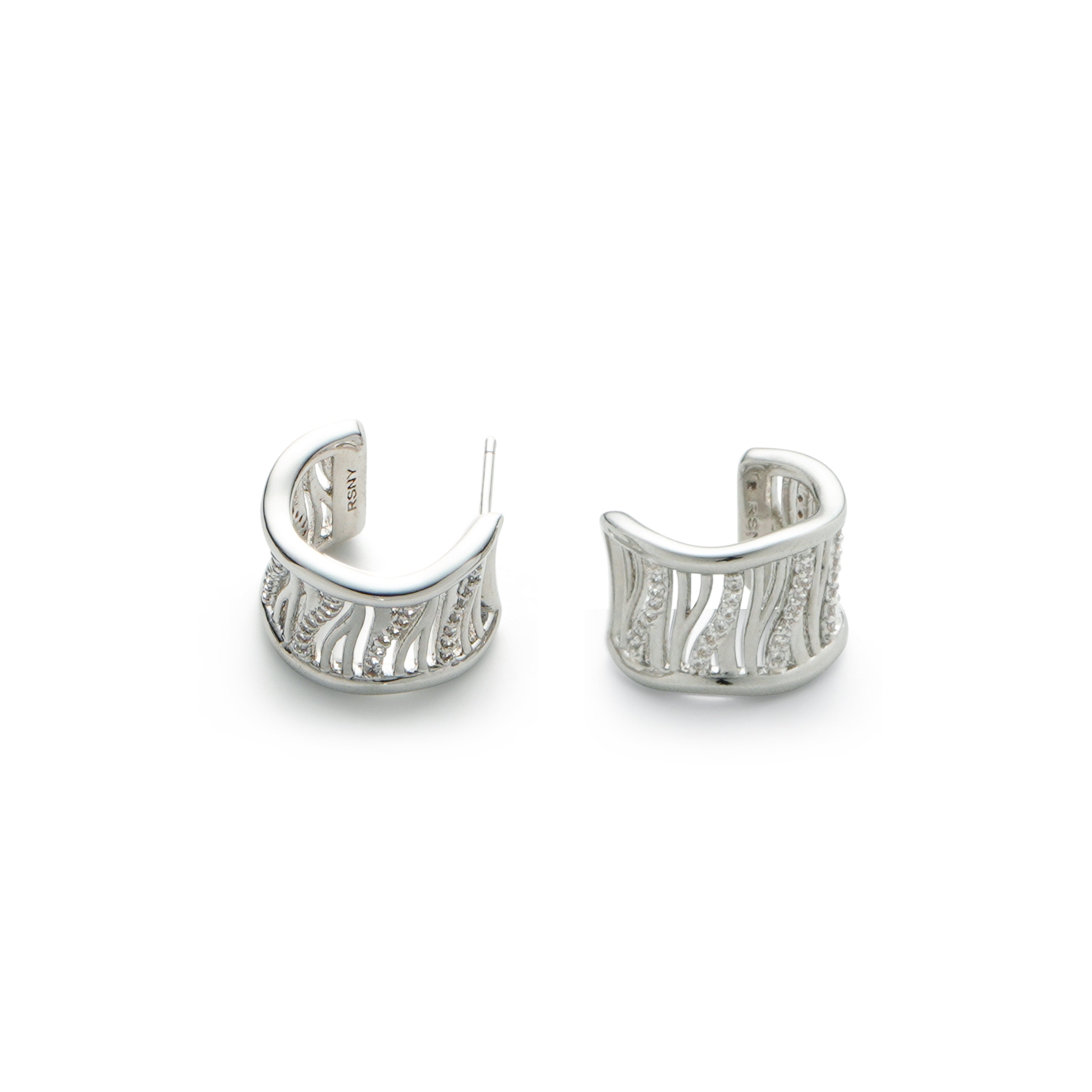 RSNY simple line earrings