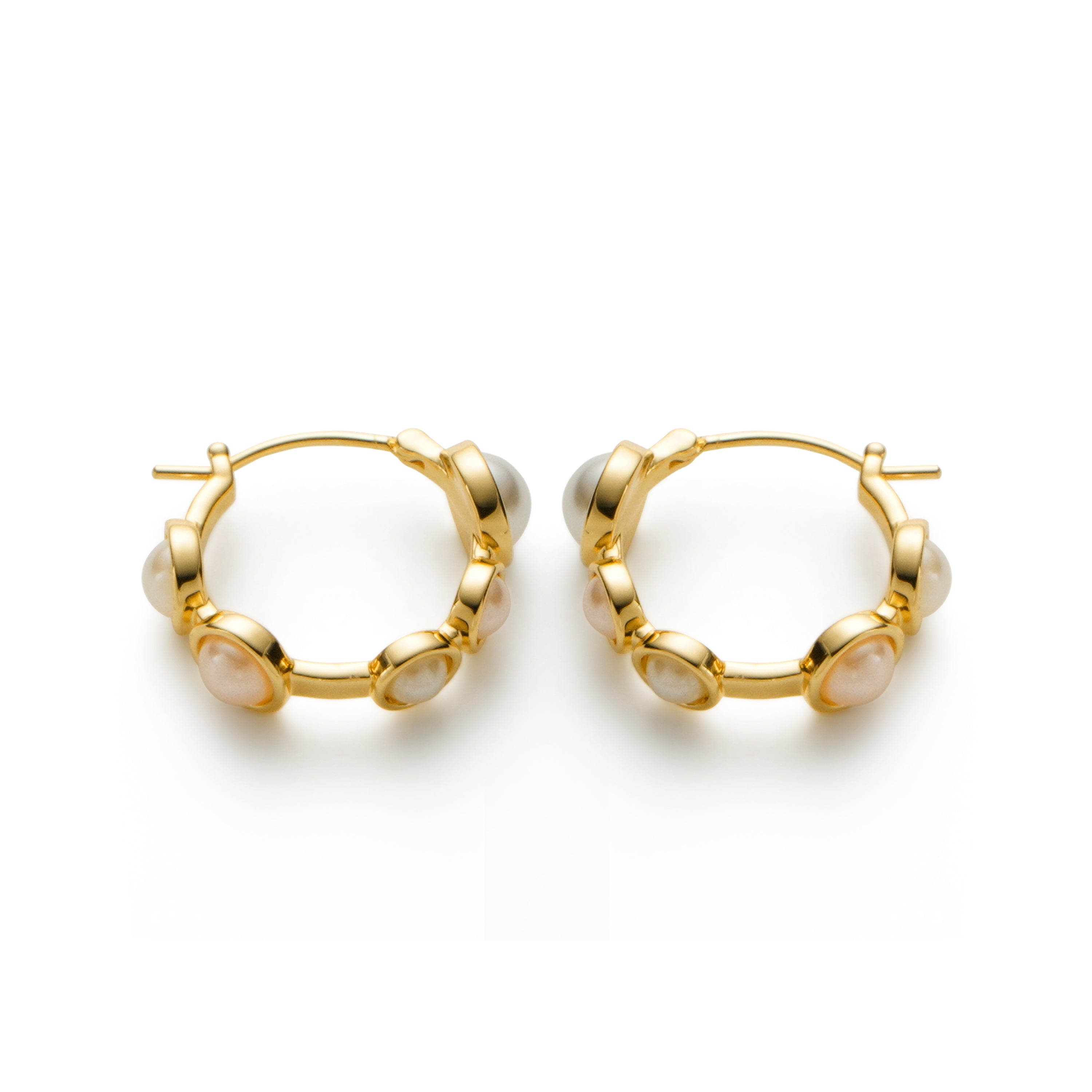 RSNY irregular pearl earrings