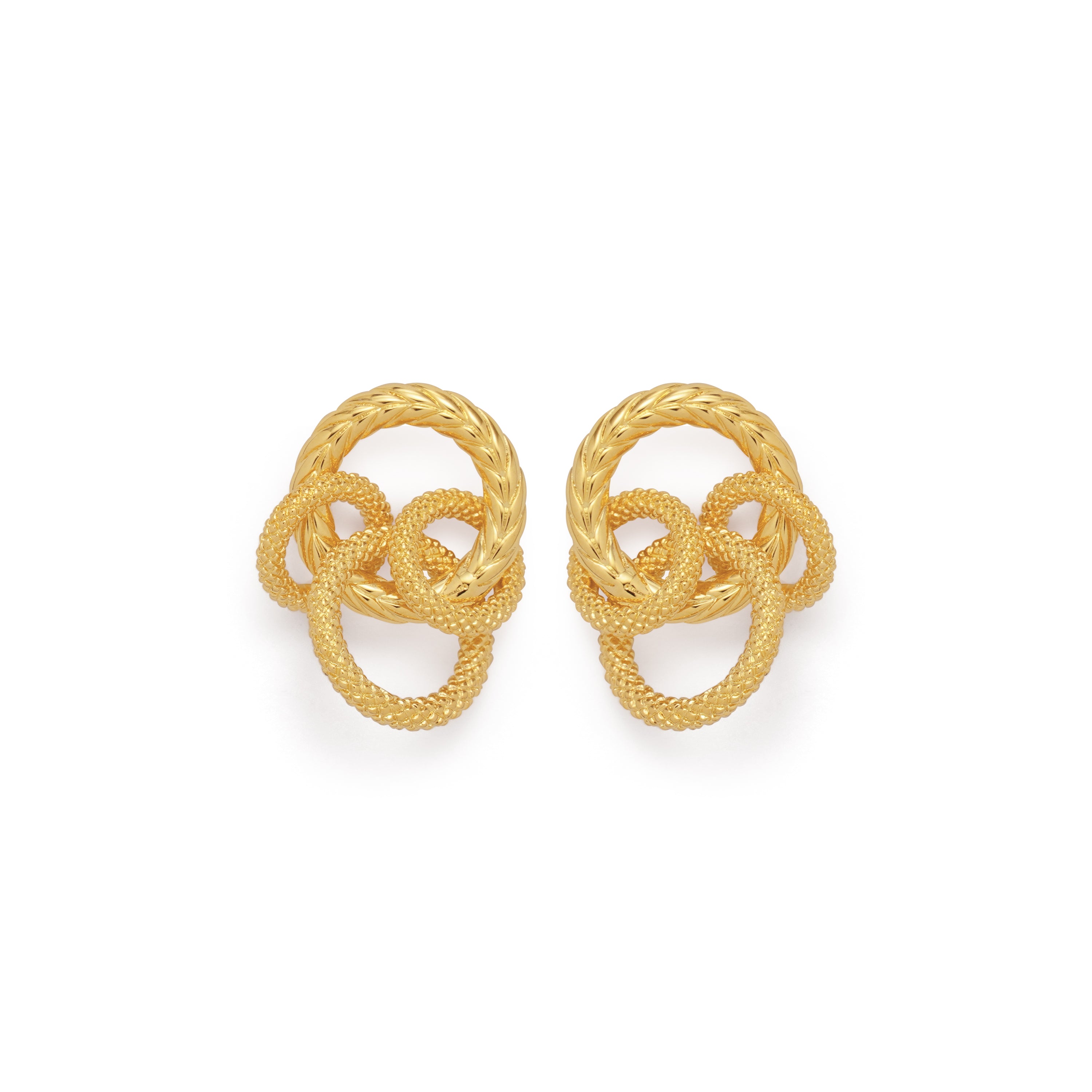 RSNY ring stud earrings