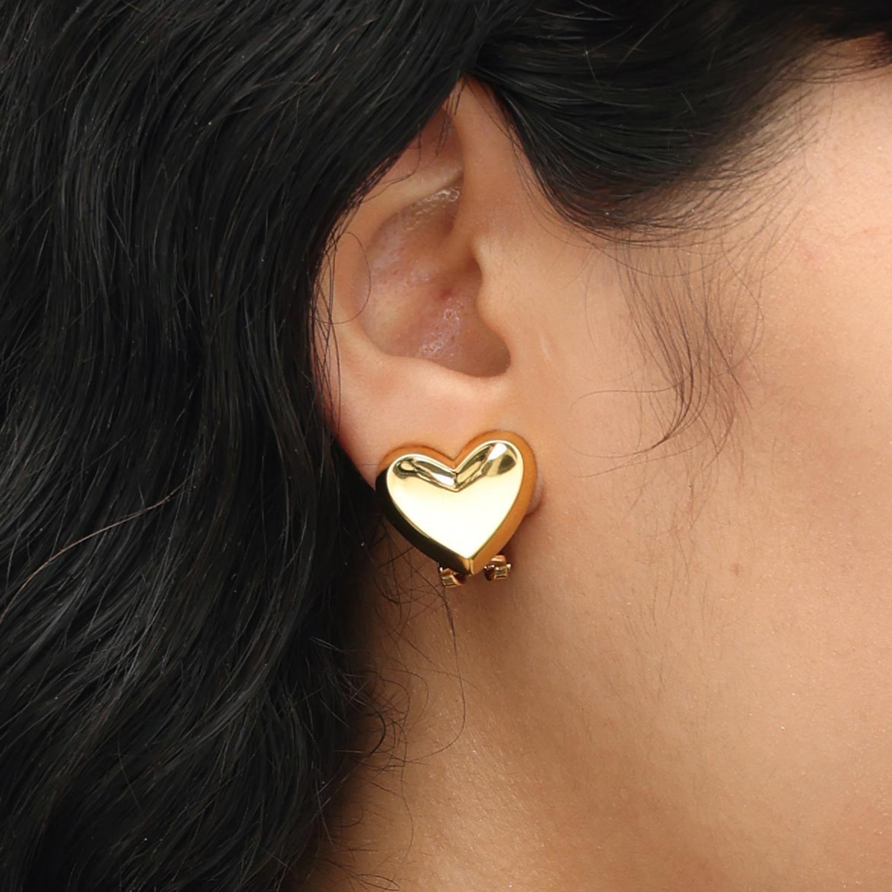 RSNY geometric love stud earrings