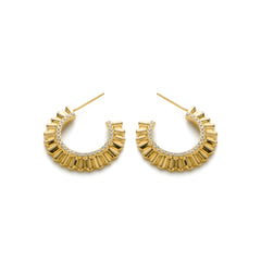 RSNY pleated earrings