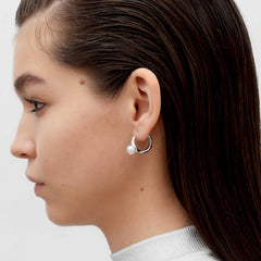 RSNY irregular pearl earrings