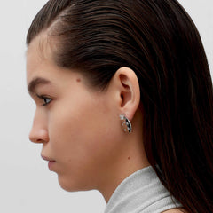 RSNY geometric line stud earrings