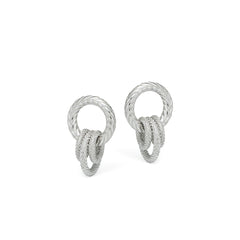 RSNY ring stud earrings