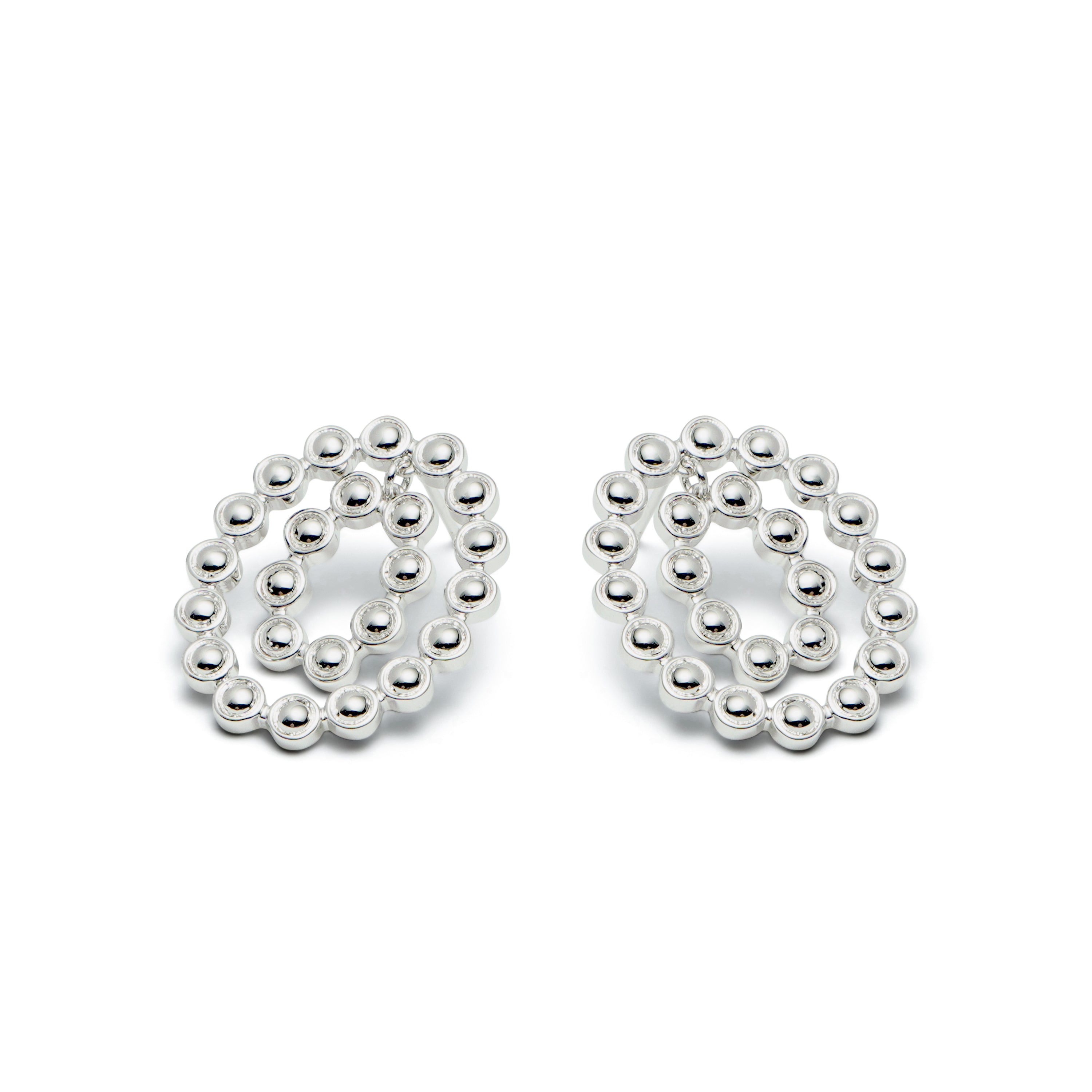 RSNY round ring smart stud earrings