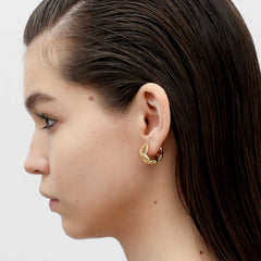 RSNY simple chain earrings