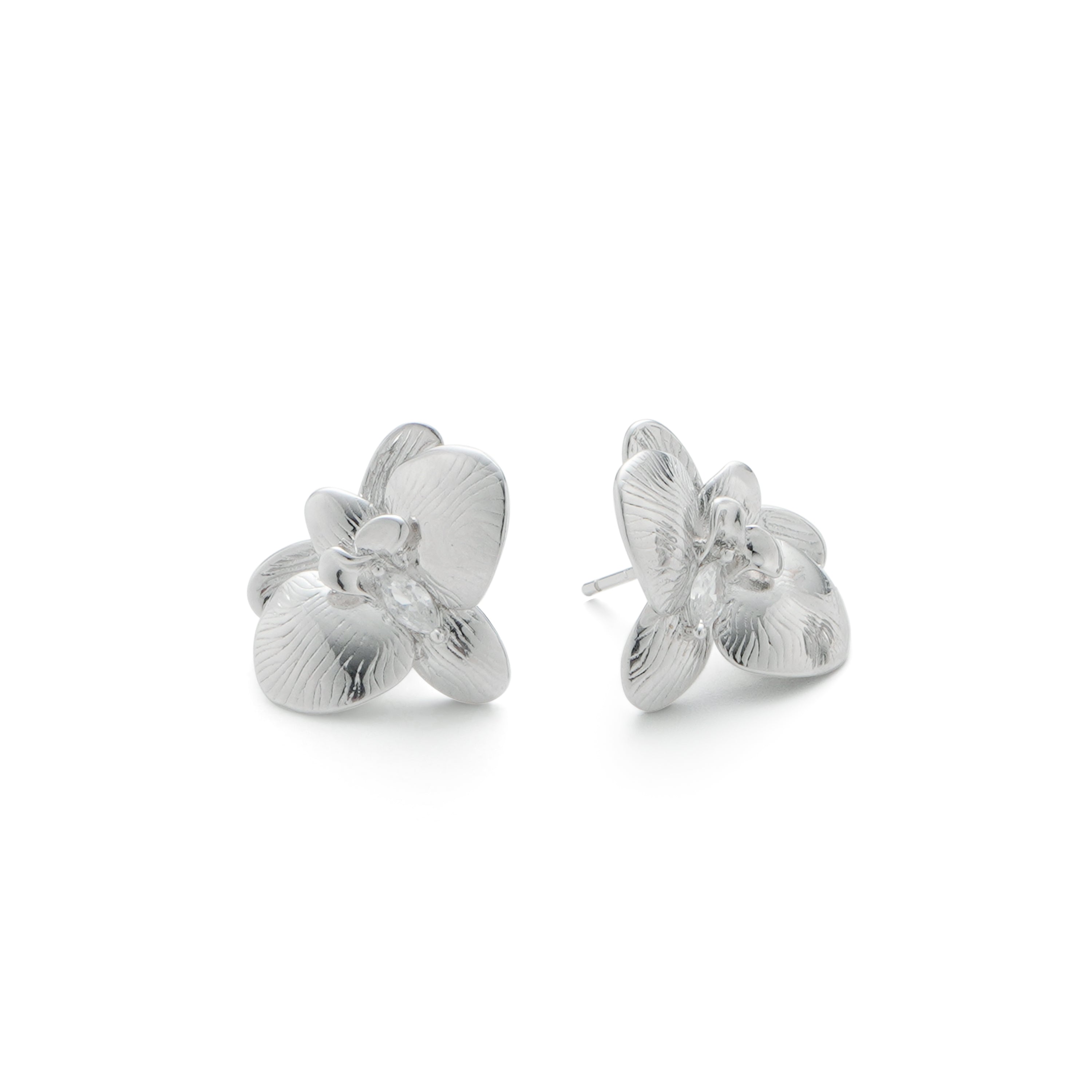 RSNY orchid stud earrings