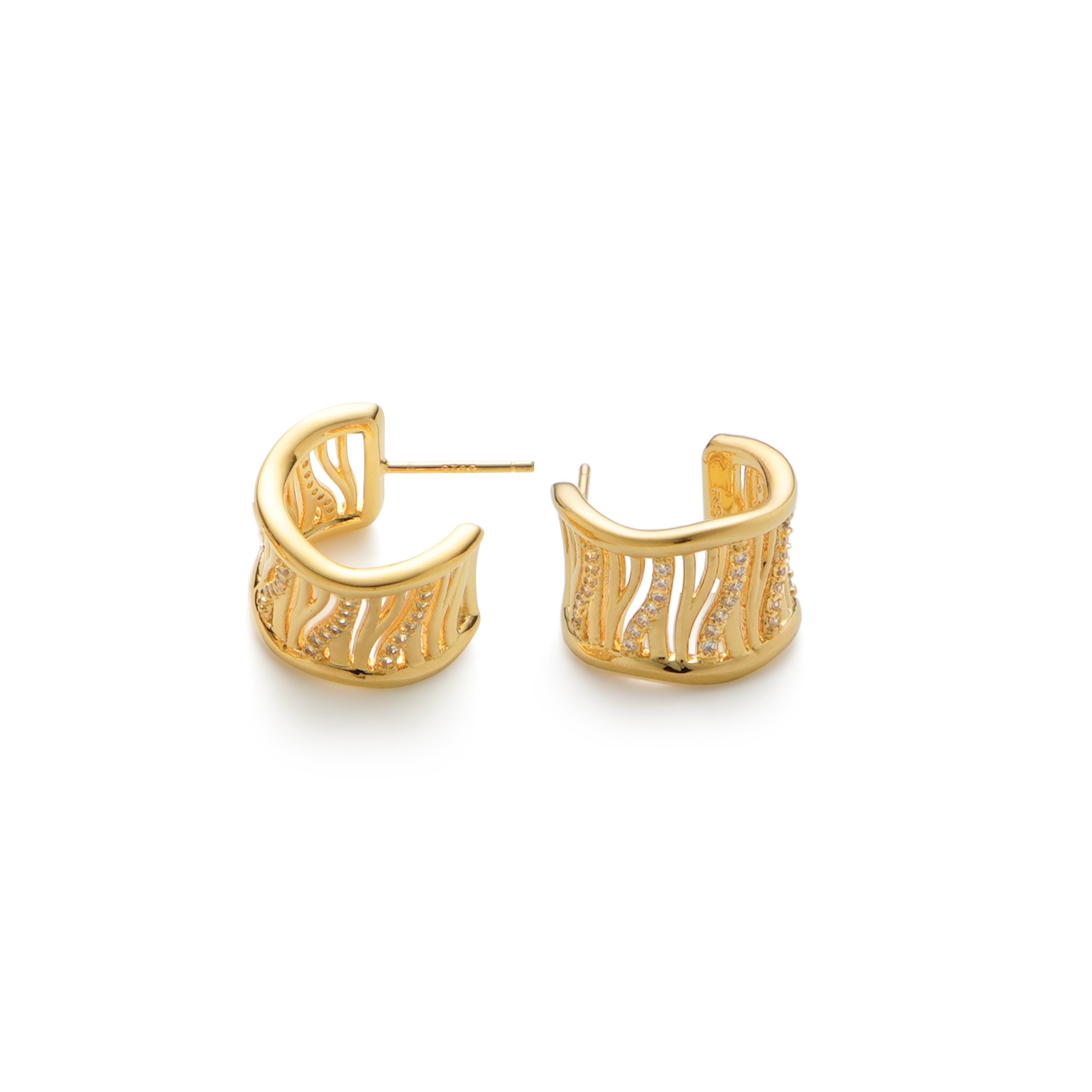 RSNY simple line earrings