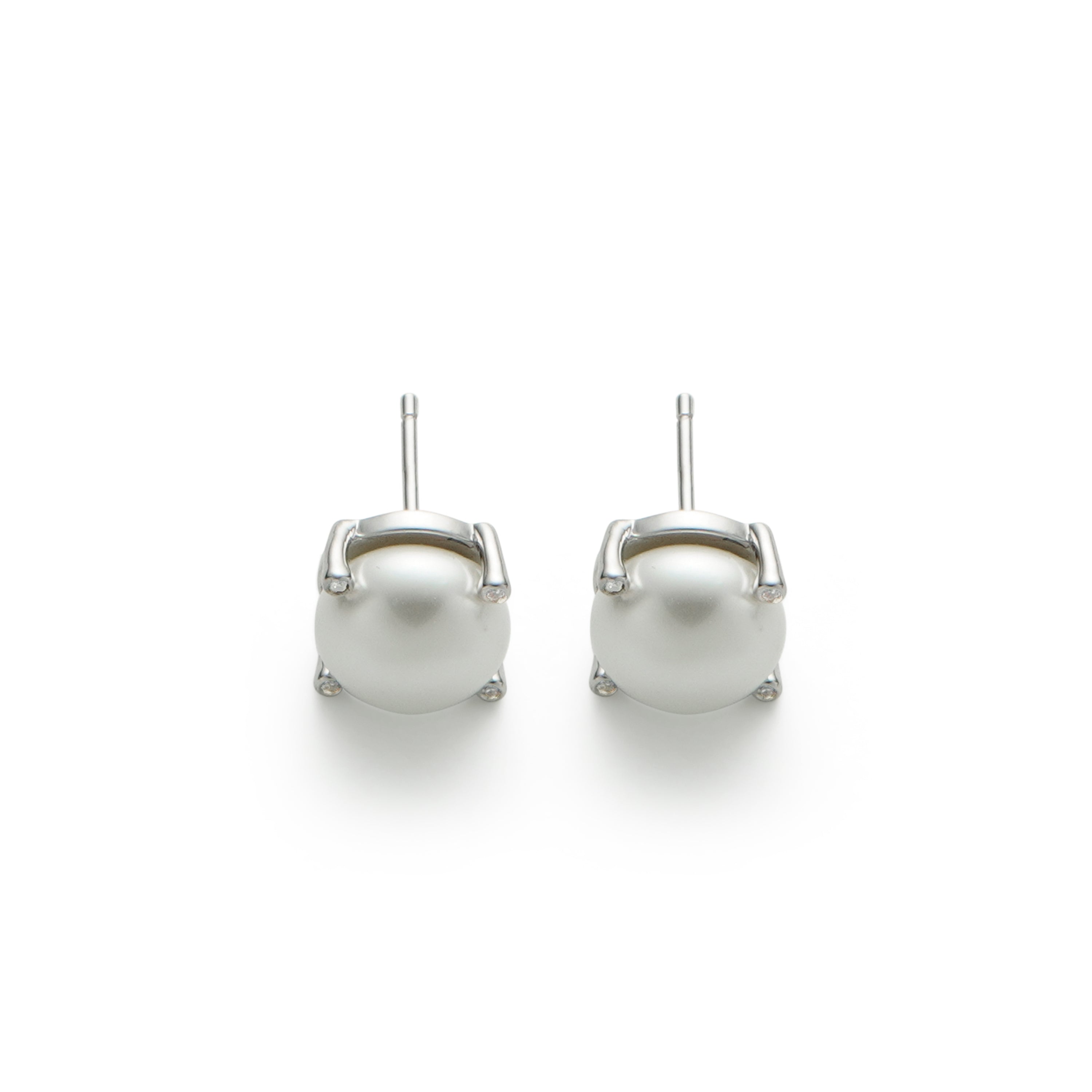 RSNY simple pearl stud earrings