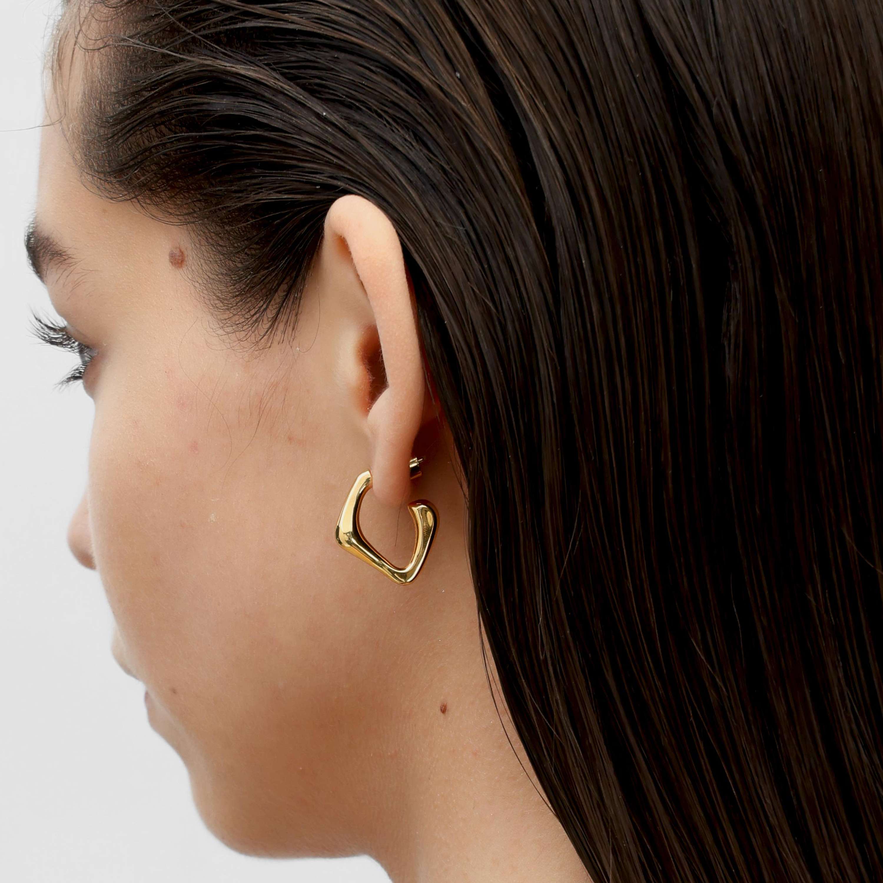 RSNY Square Geometric Earrings