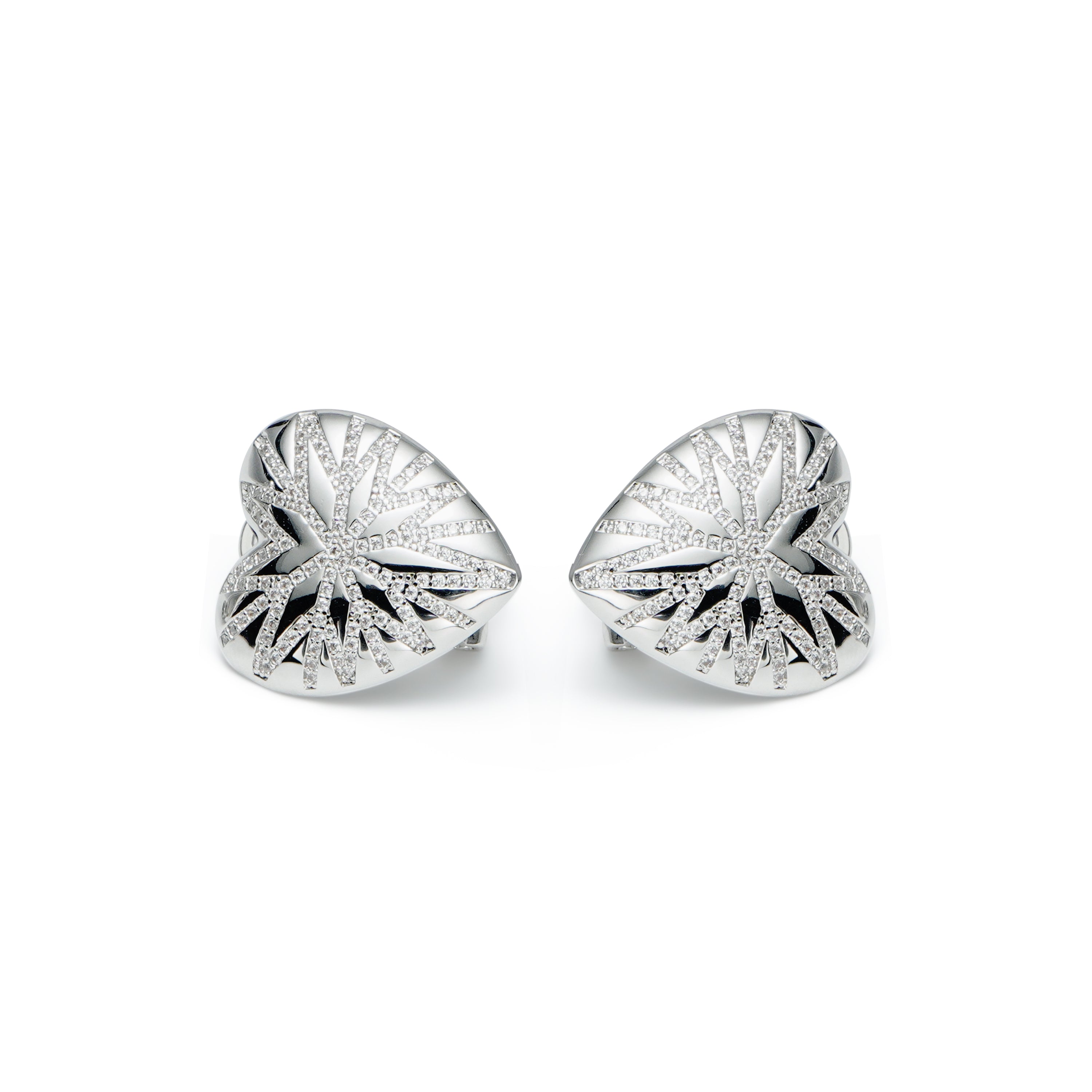 RSNY love diamond stud earrings