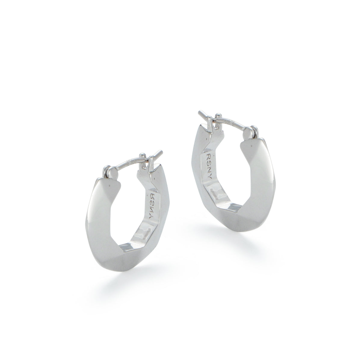 RSNY diamond pattern earrings