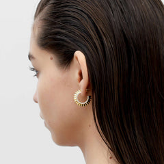 RSNY pleated earrings