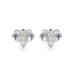 RSNY orchid stud earrings