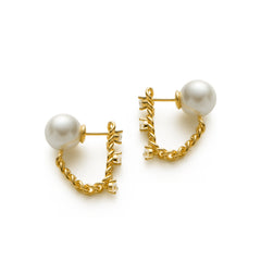 RSNY pearl soft chain earrings